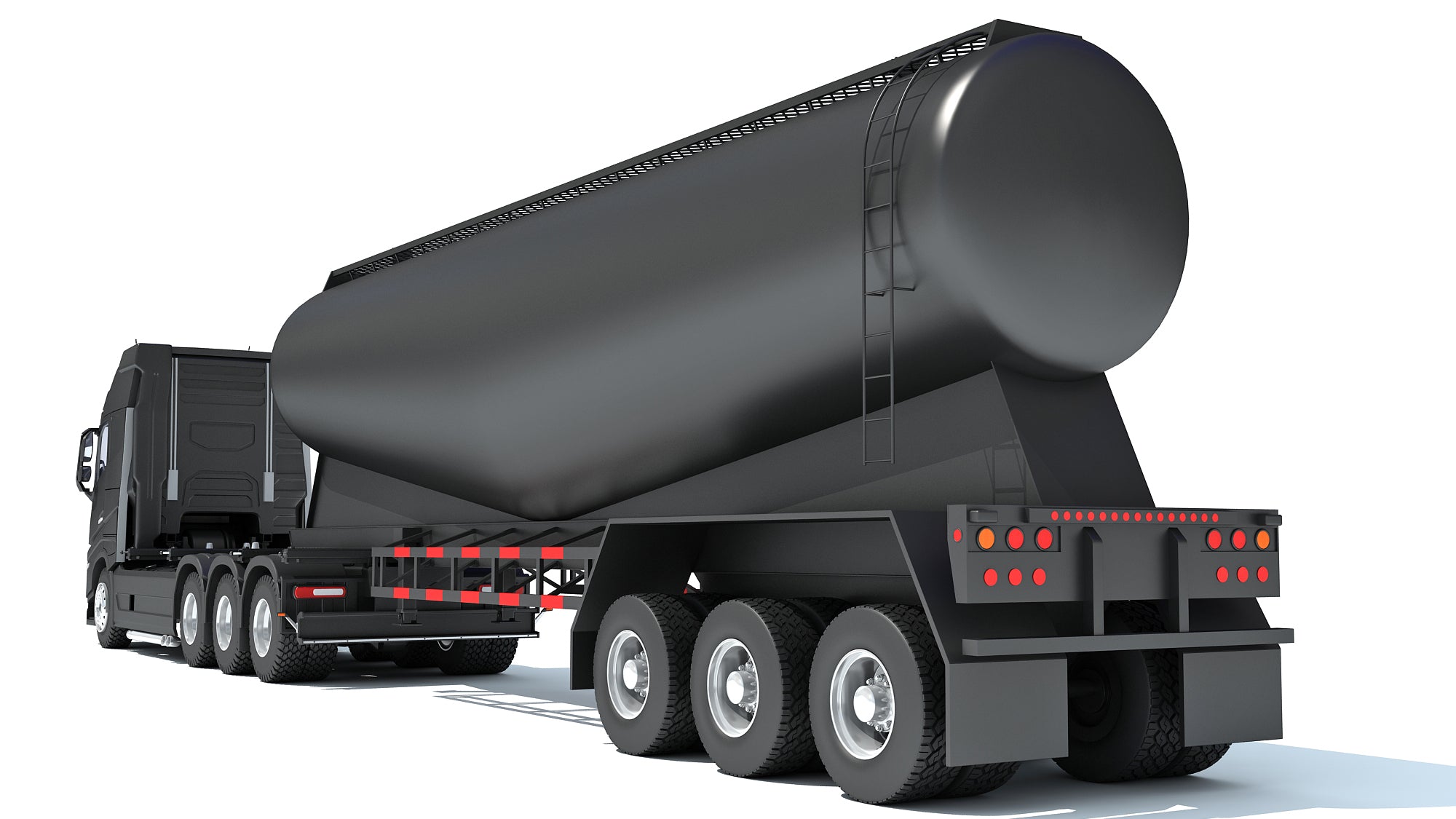 Truck with Tank Trailer