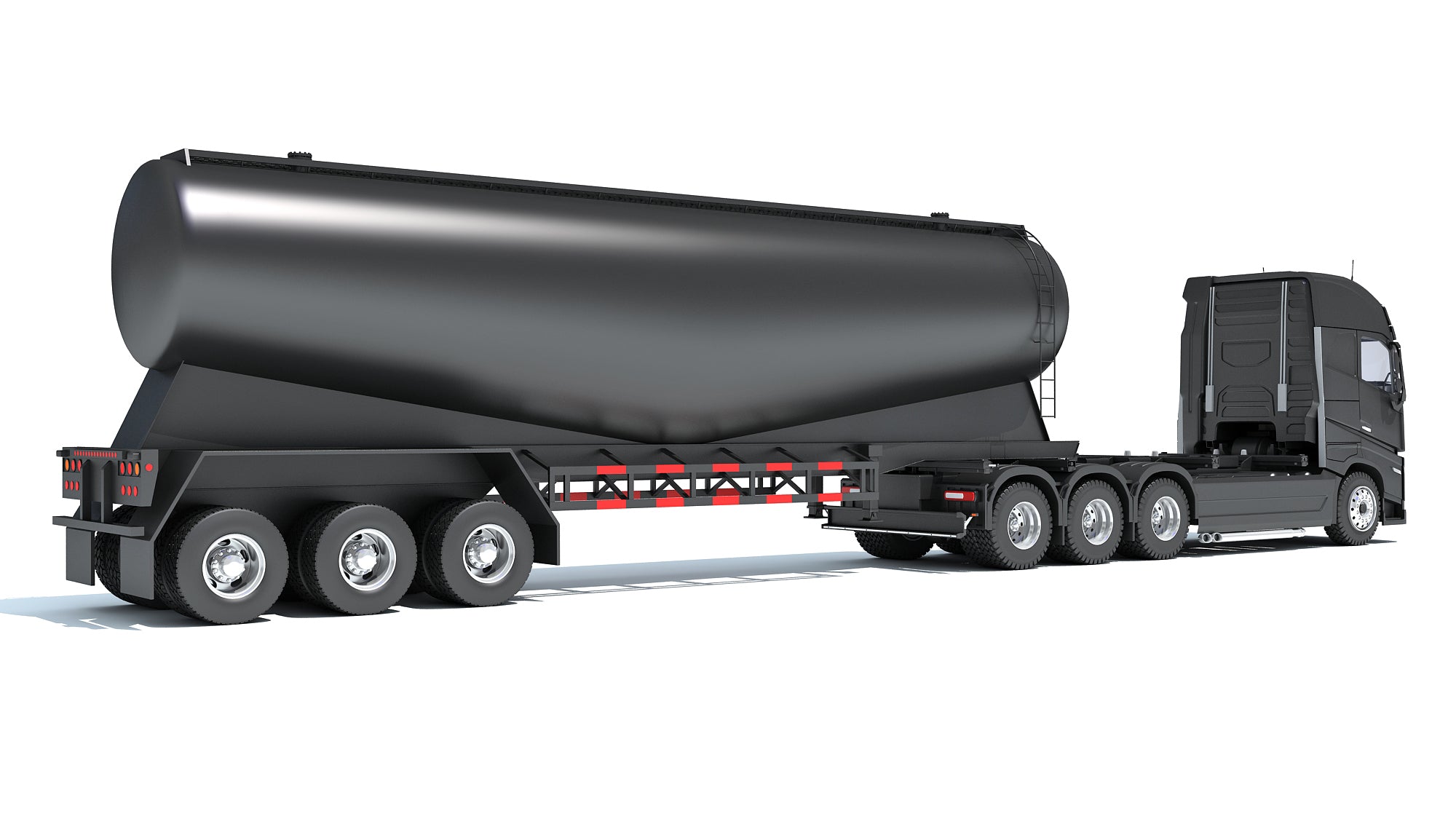 Truck with Tank Trailer