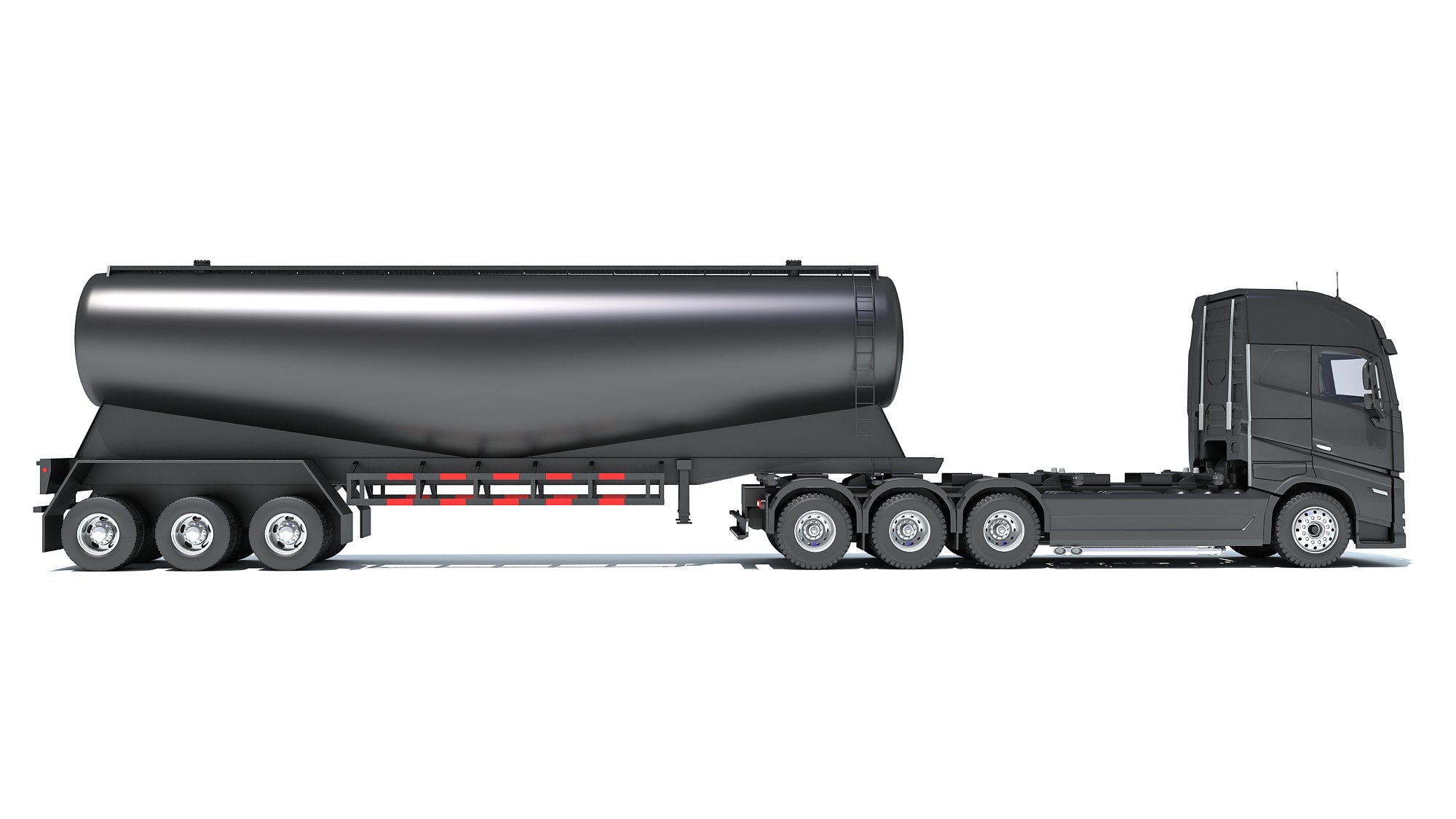Truck with Tank Trailer
