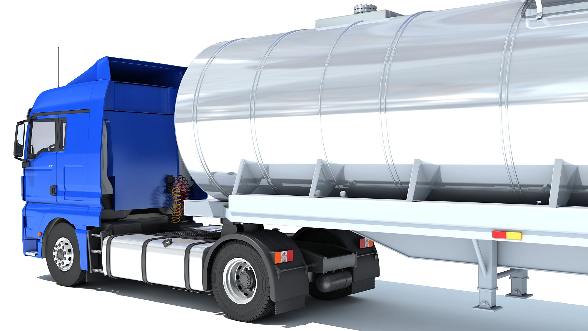 Truck with Tank Semitrailer
