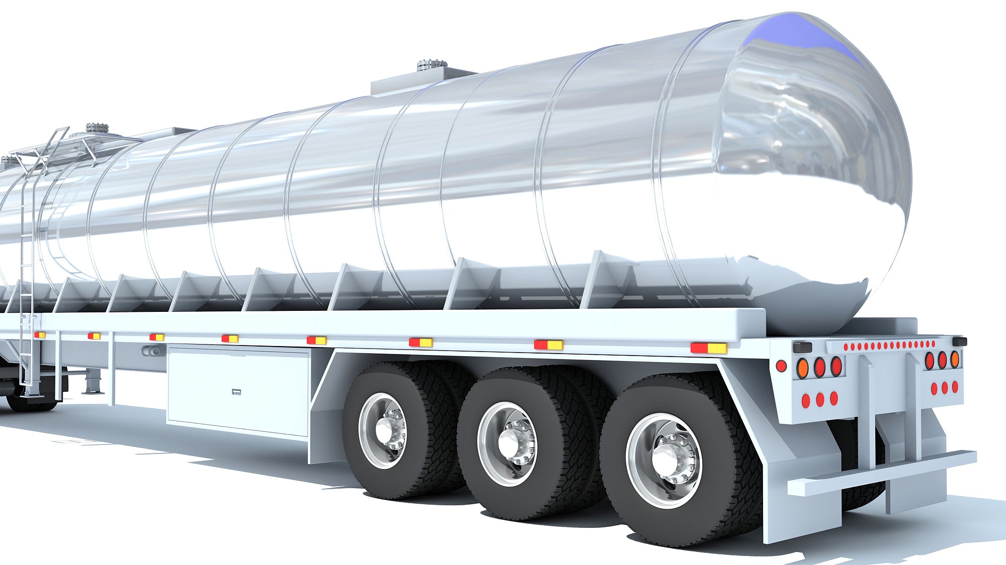 Truck with Tank Semitrailer