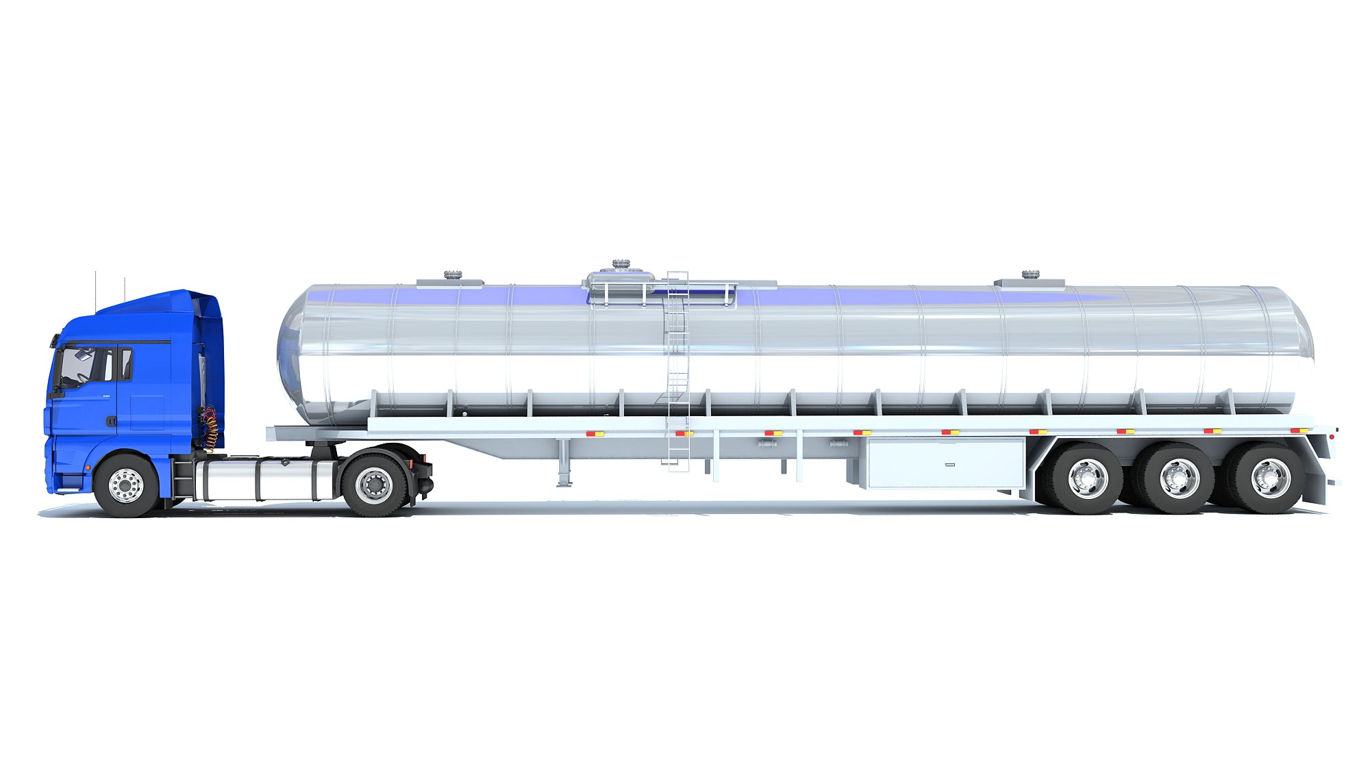 Truck with Tank Semitrailer