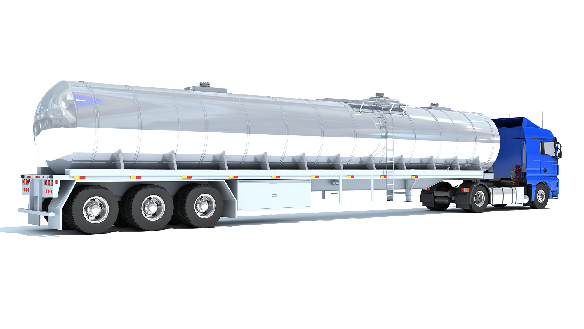 Truck with Tank Semitrailer