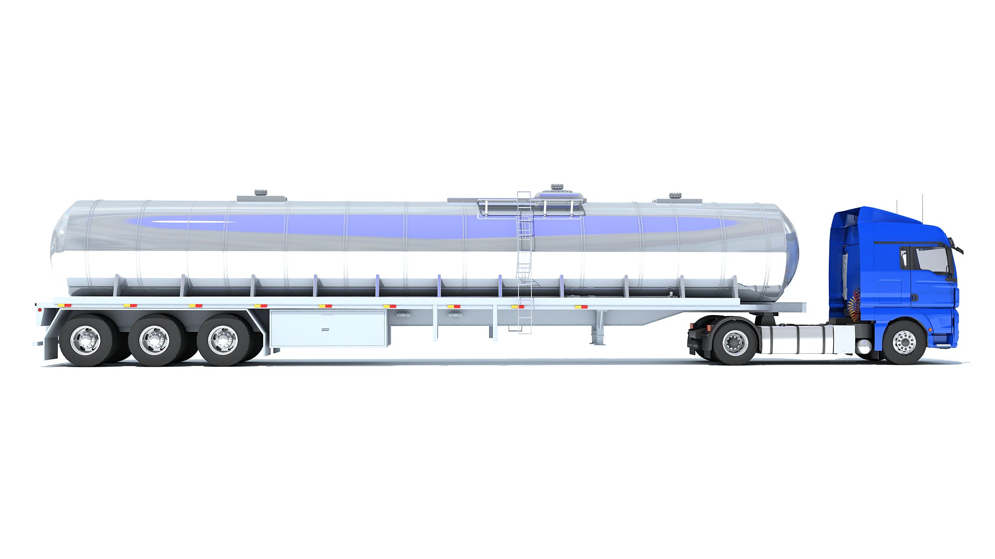 Truck with Tank Semitrailer