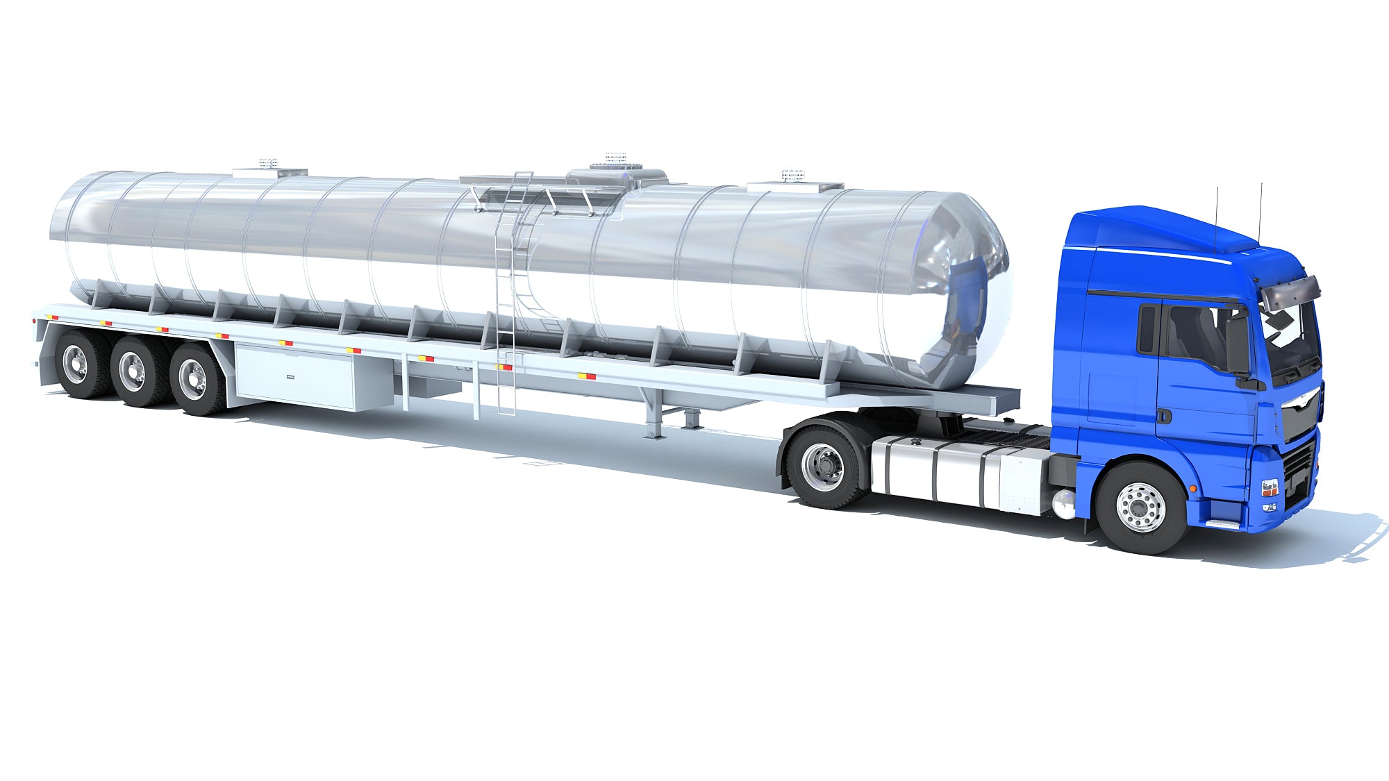 Truck with Tank Semitrailer