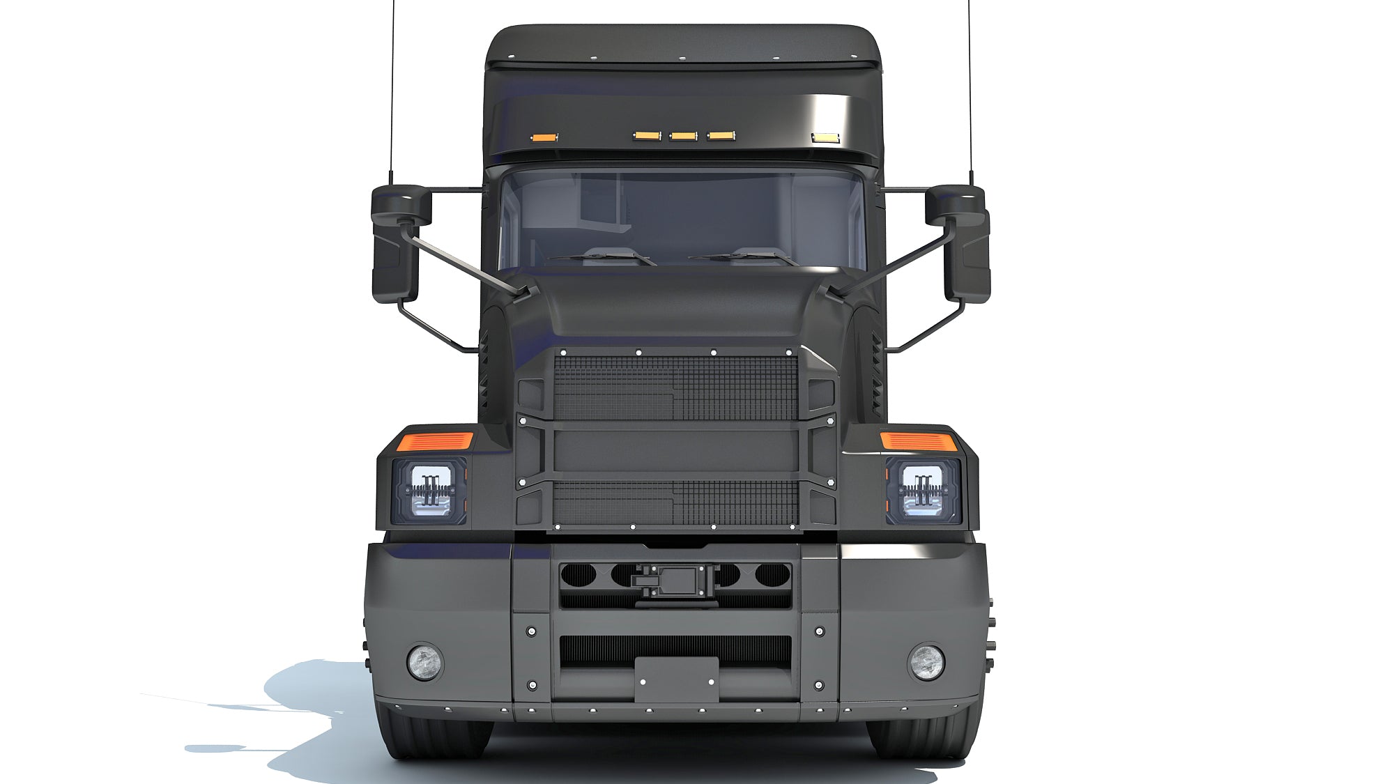 Truck with Tank Semitrailer