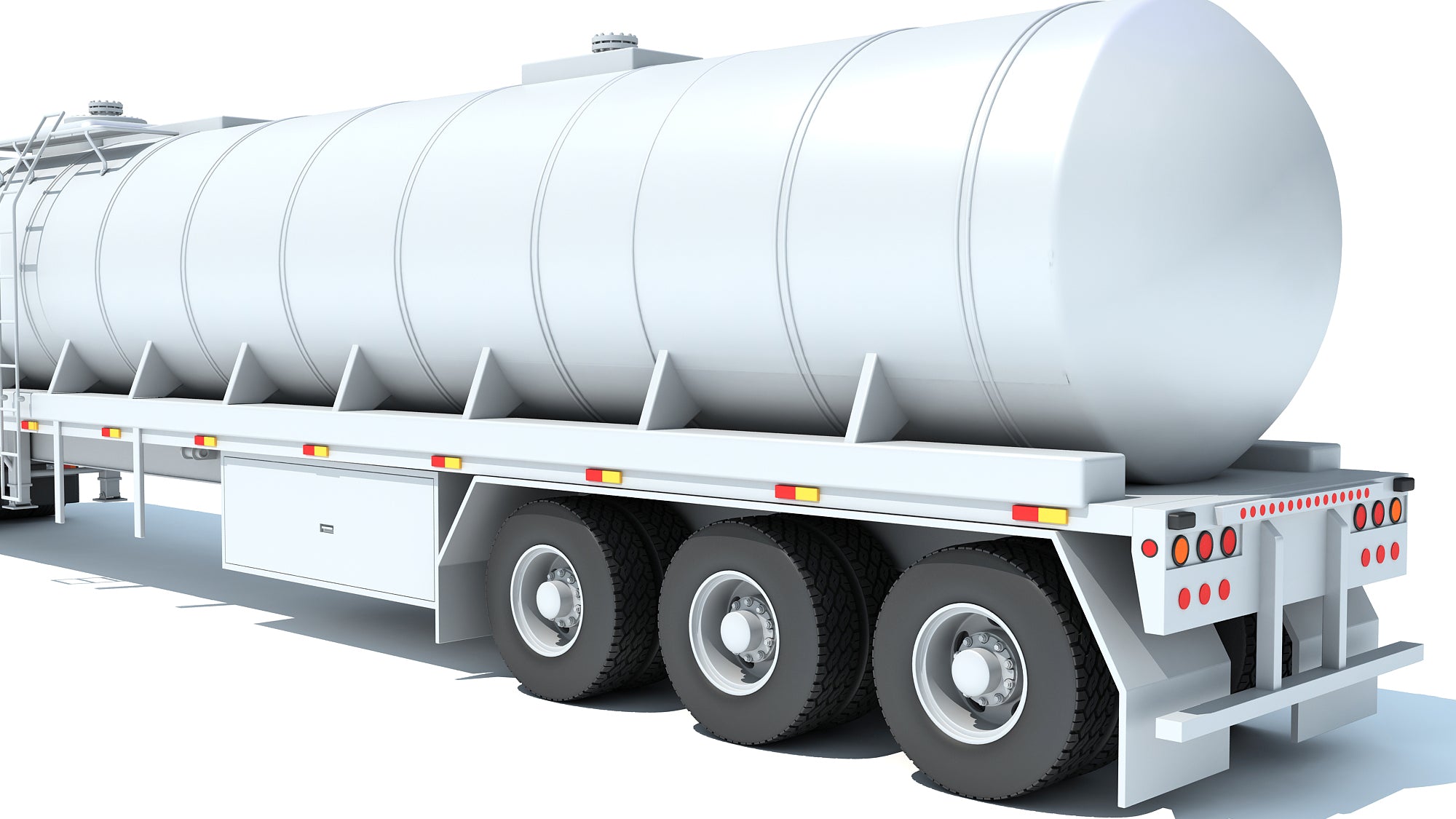 Truck with Tank Semitrailer