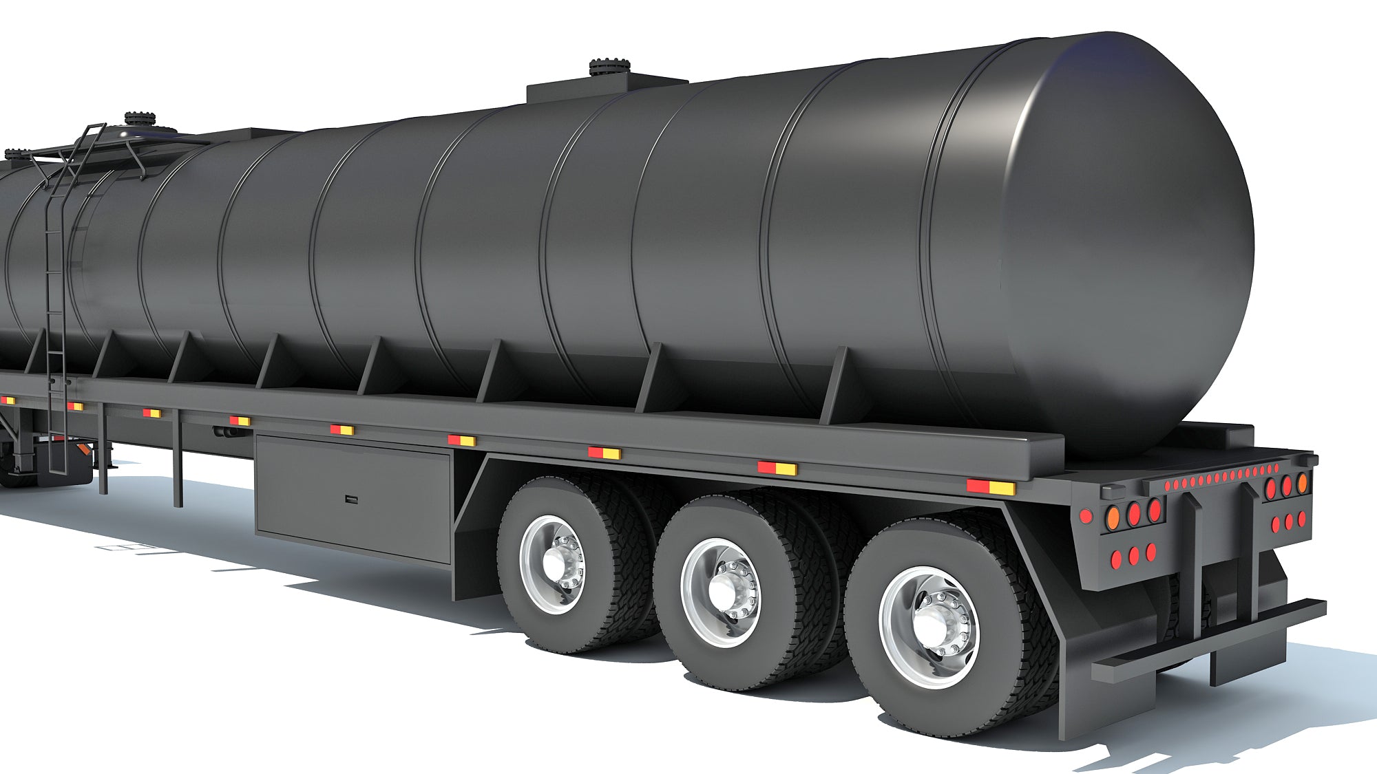 Truck with Tank Semitrailer