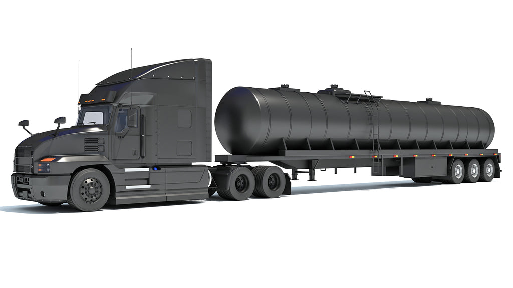 Truck with Tank Semitrailer