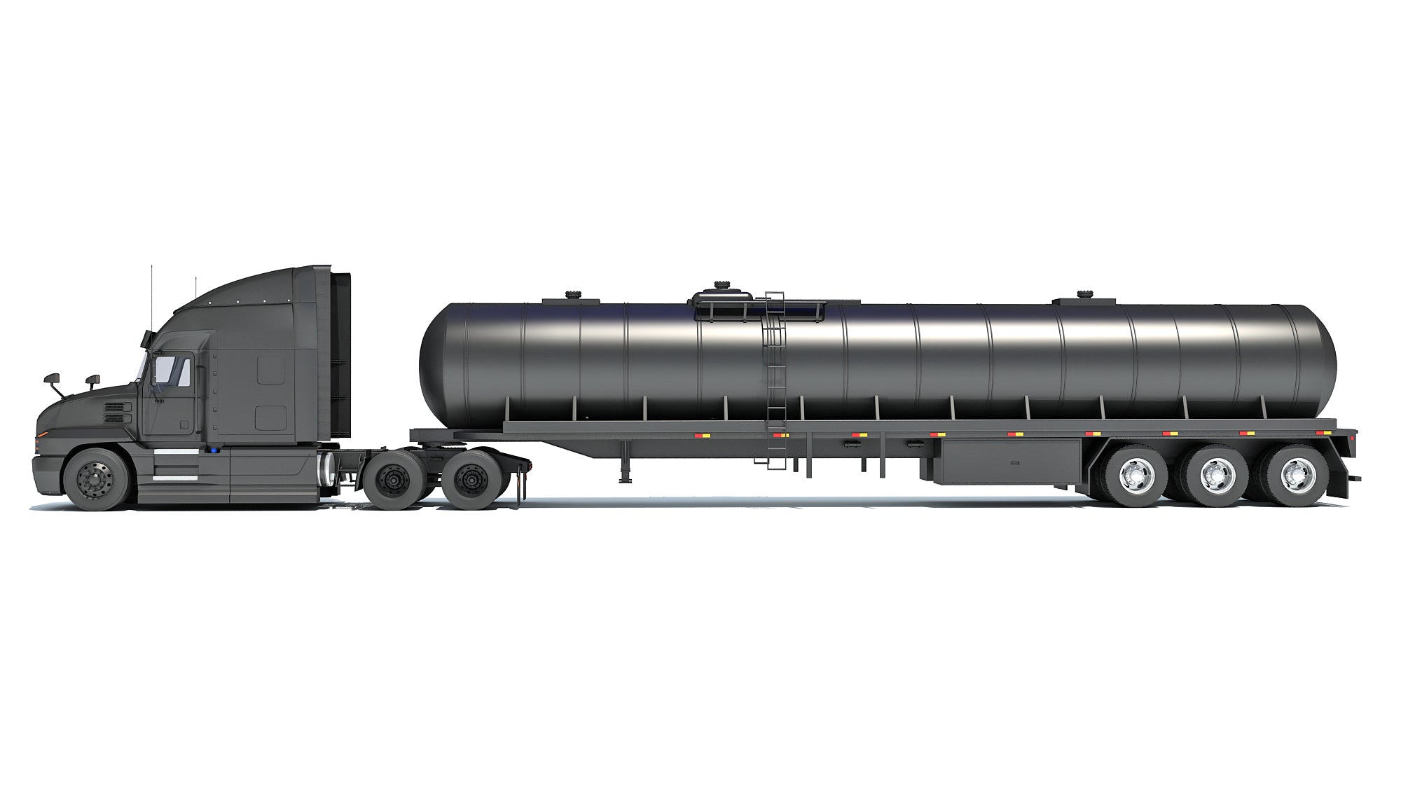 Truck with Tank Semitrailer