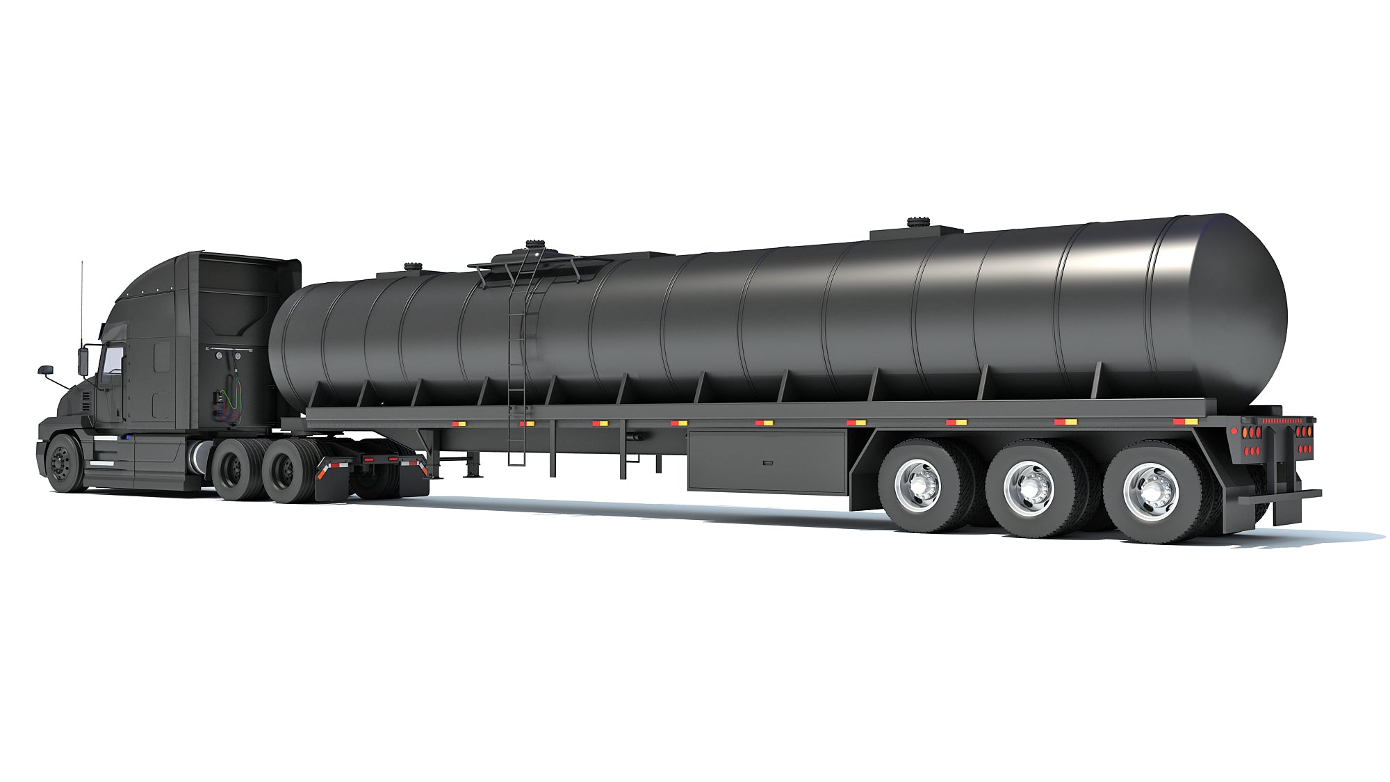 Truck with Tank Semitrailer