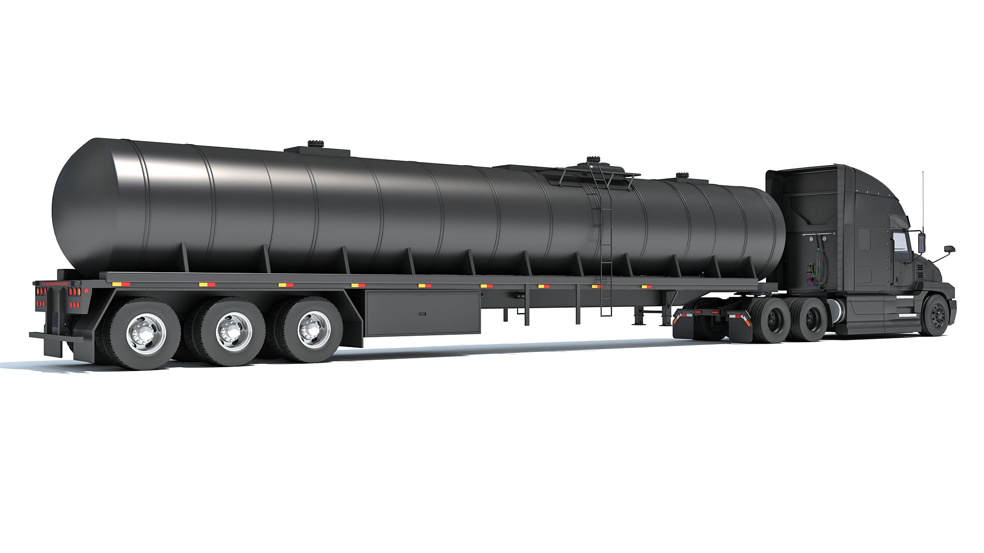 Truck with Tank Semitrailer