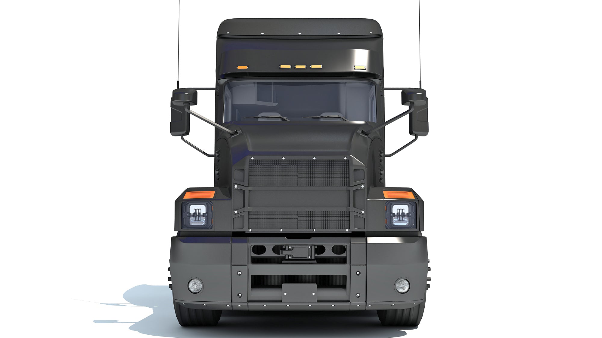 Sleeper Cab Truck with Tank Trailer