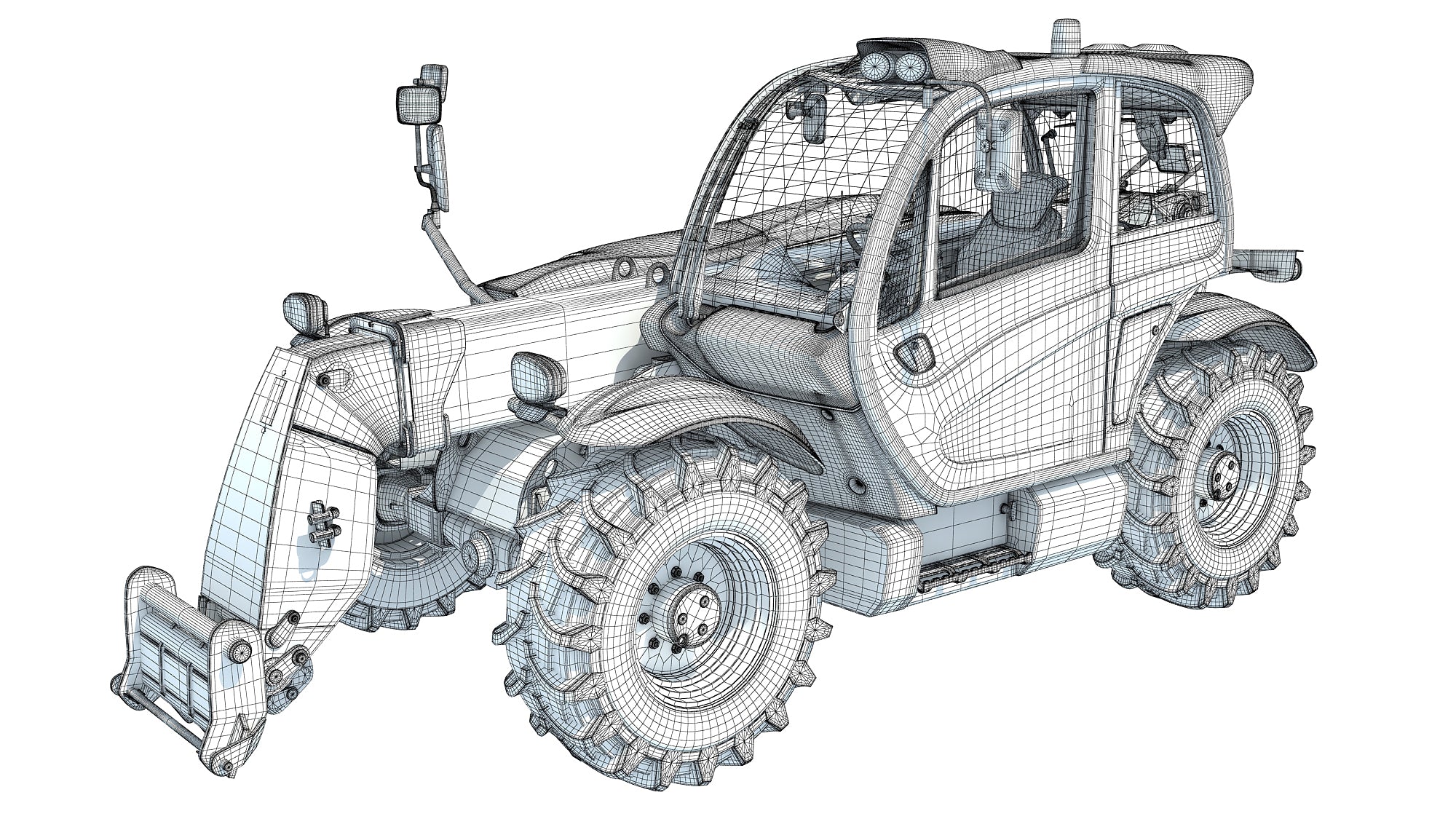 Telescopic Terrain Telehandler
