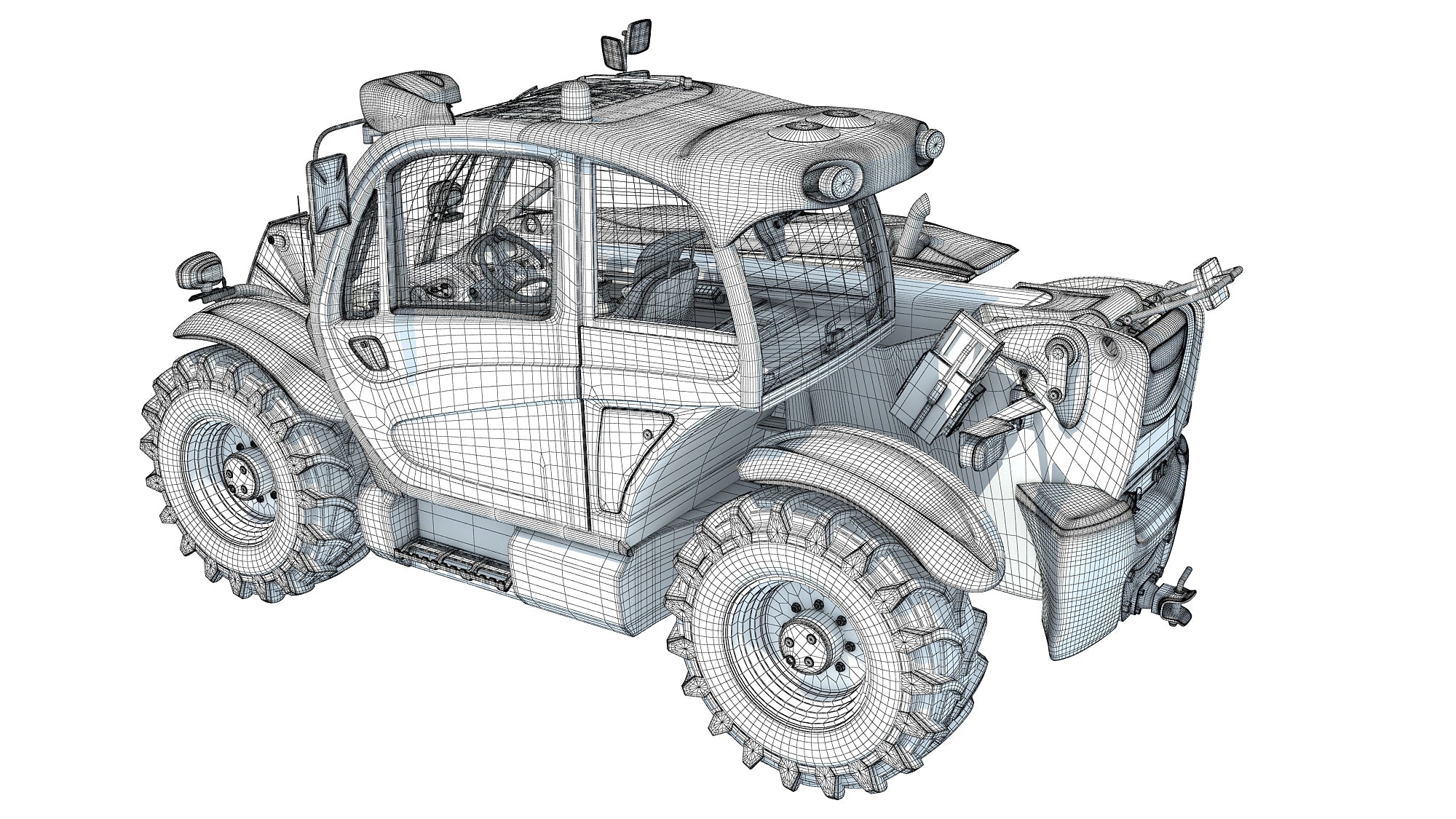 Telescopic Terrain Telehandler