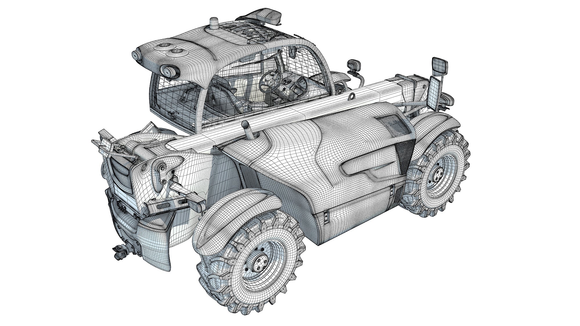 Telescopic Terrain Telehandler