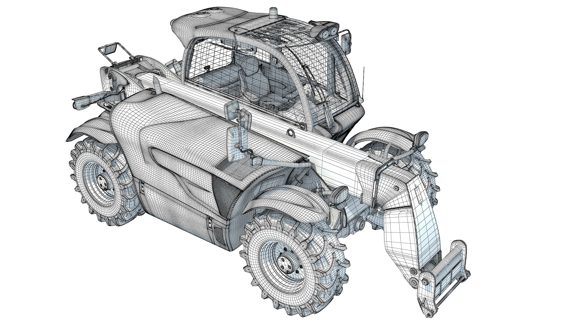 Telescopic Terrain Telehandler