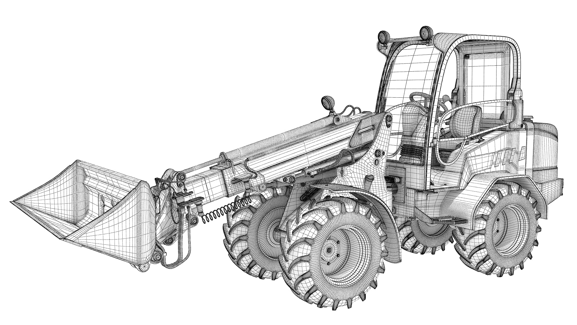 Telehandler Scoop Bucket
