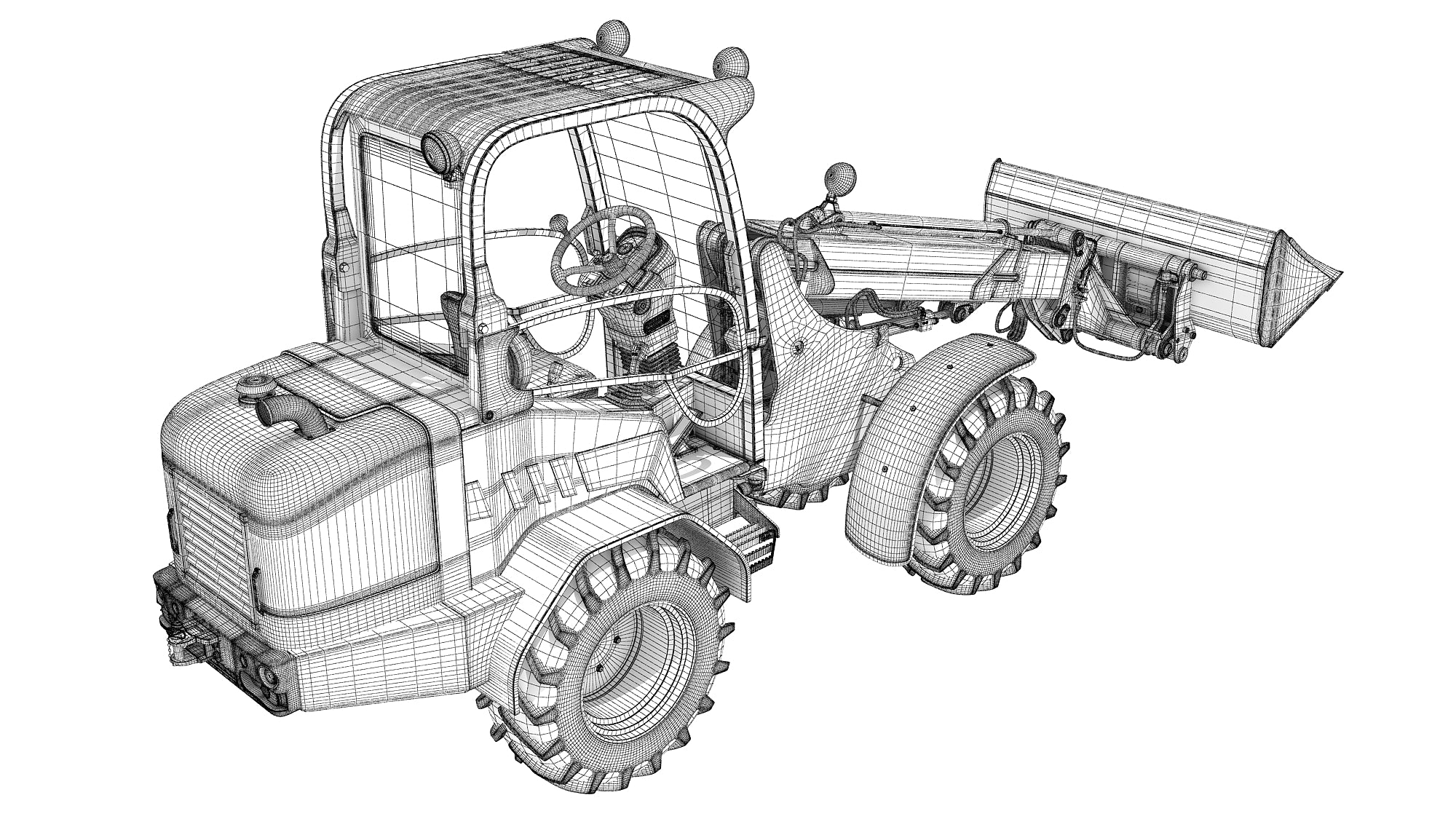 Telehandler Scoop Bucket