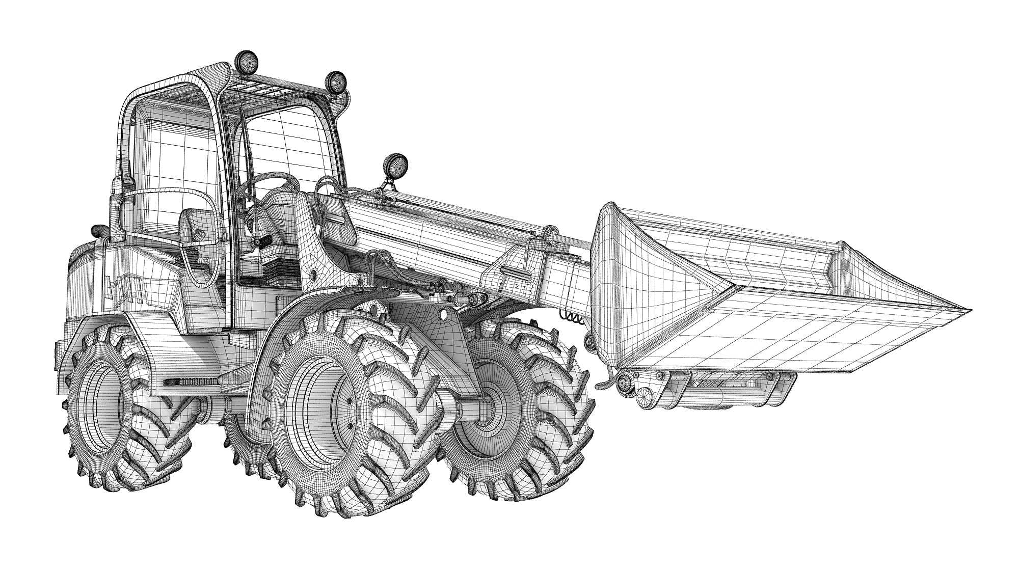 Telehandler Scoop Bucket