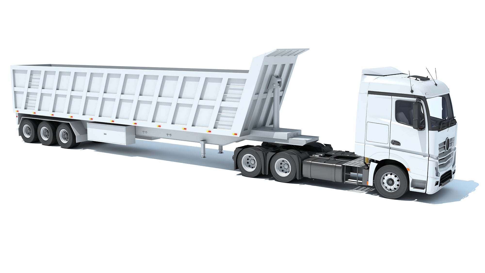 Truck with Tipper Trailer