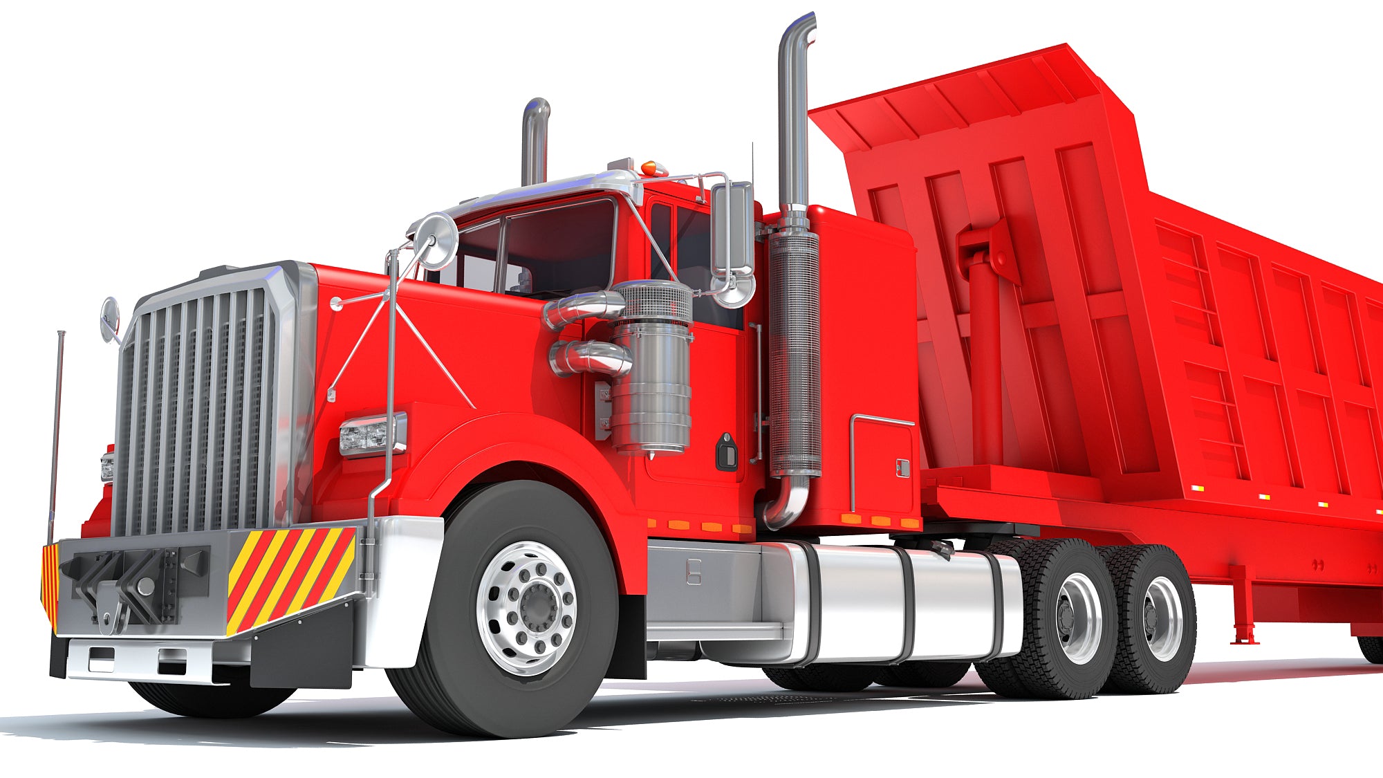 Truck with Tipper Trailer