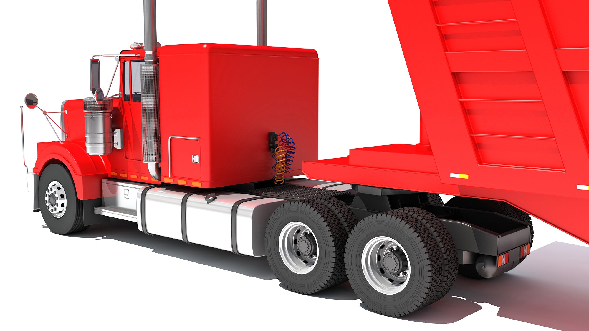 Truck with Tipper Trailer