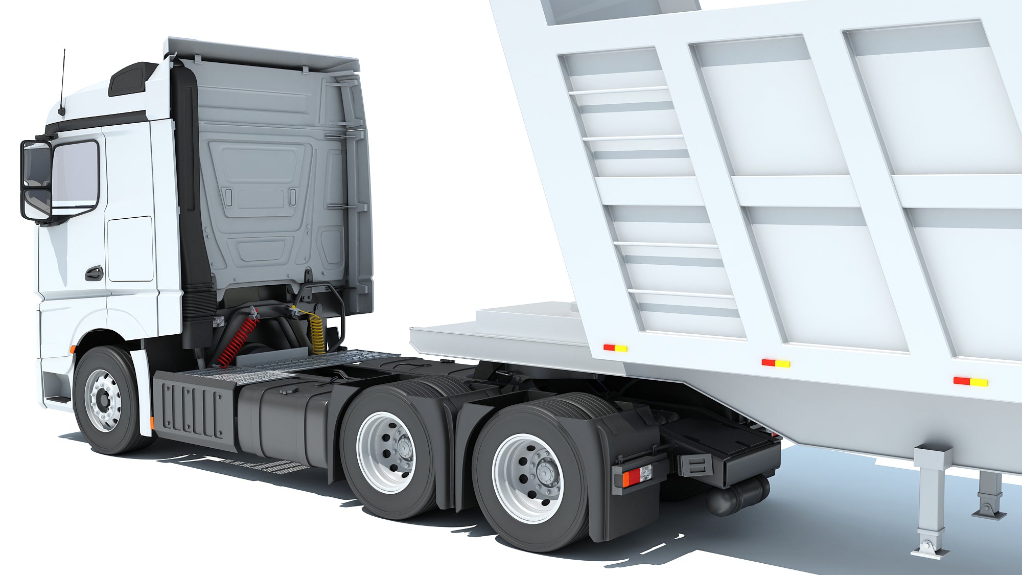 Truck with Tipper Trailer