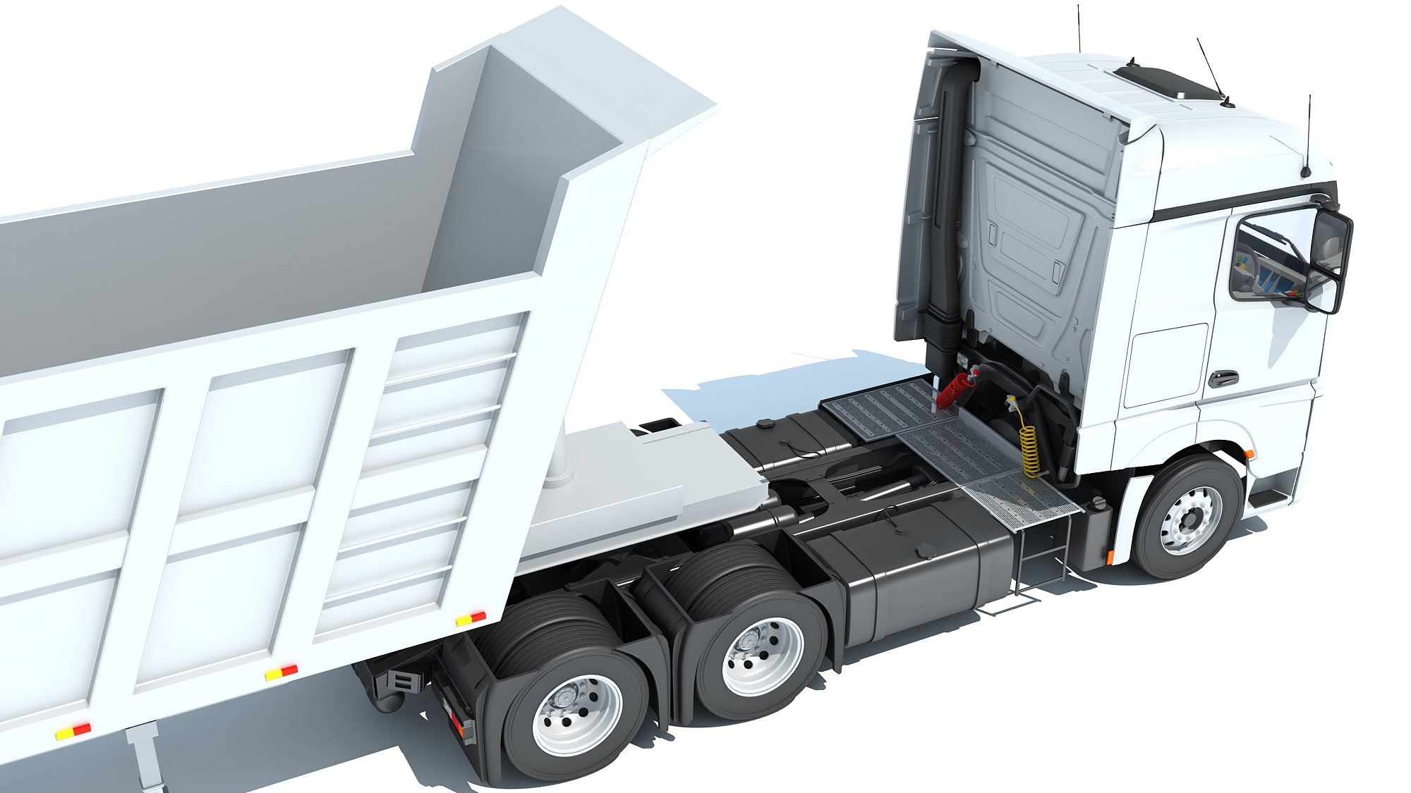Truck with Tipper Trailer