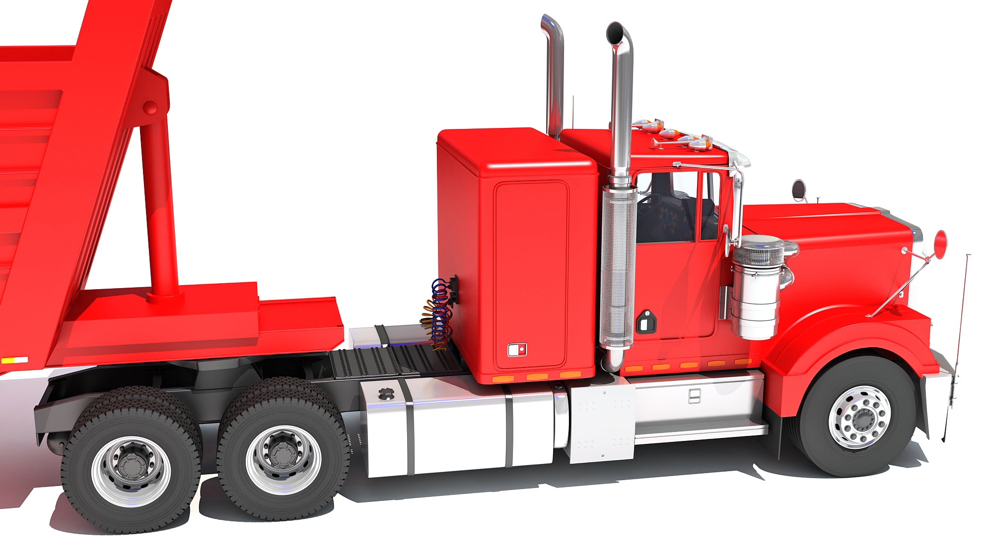 Truck with Tipper Trailer