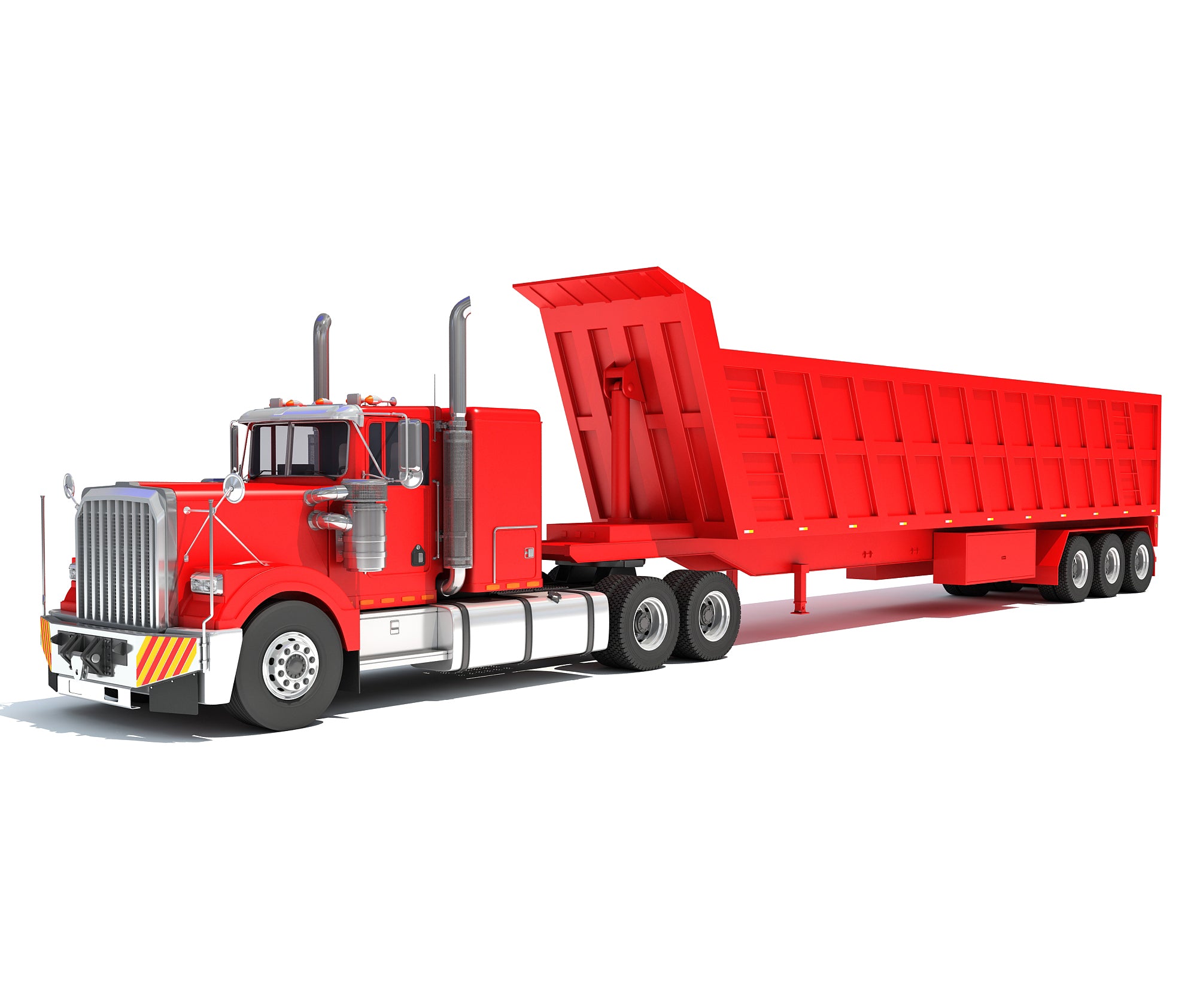 Truck with Tipper Trailer