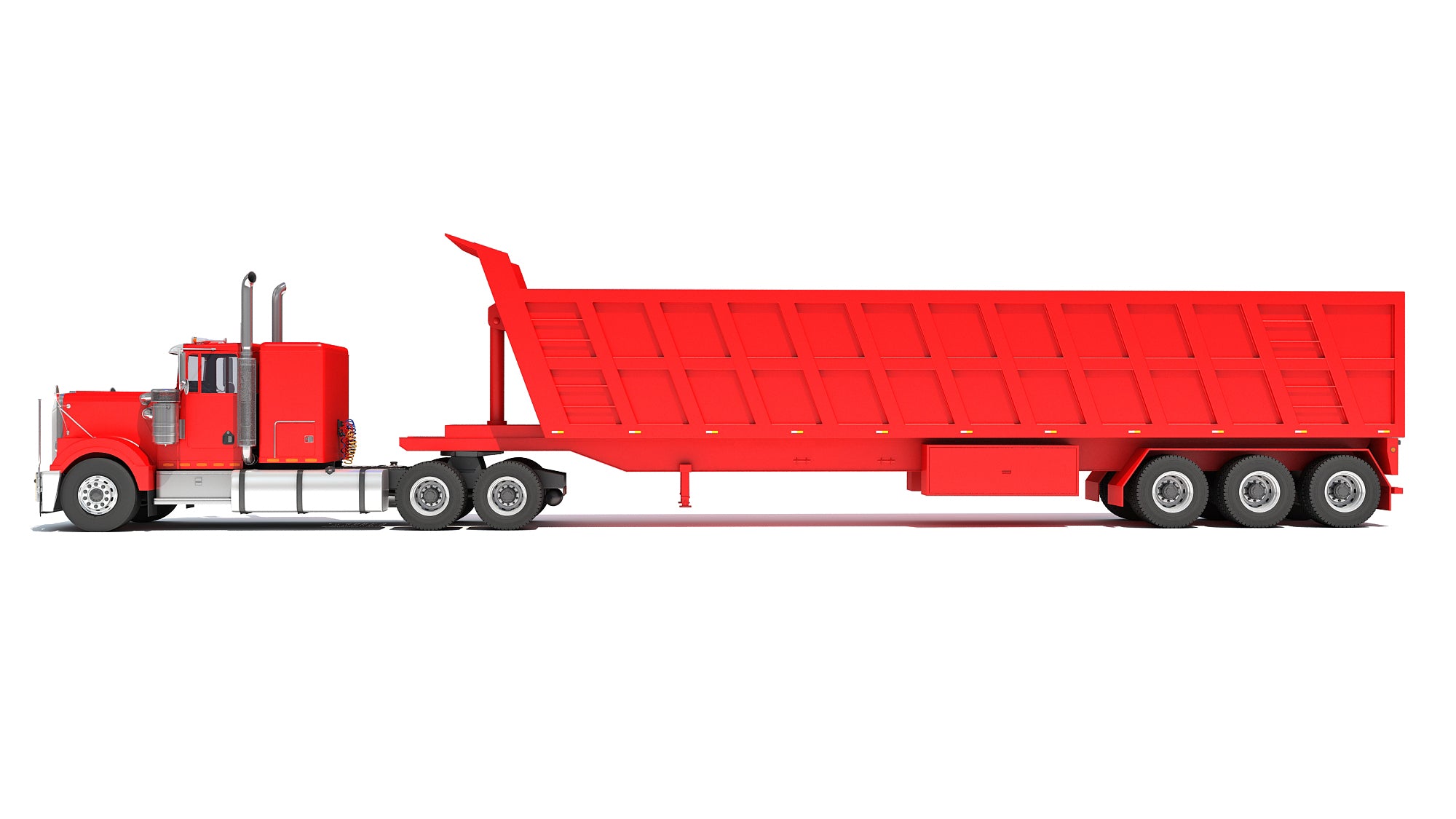 Truck with Tipper Trailer