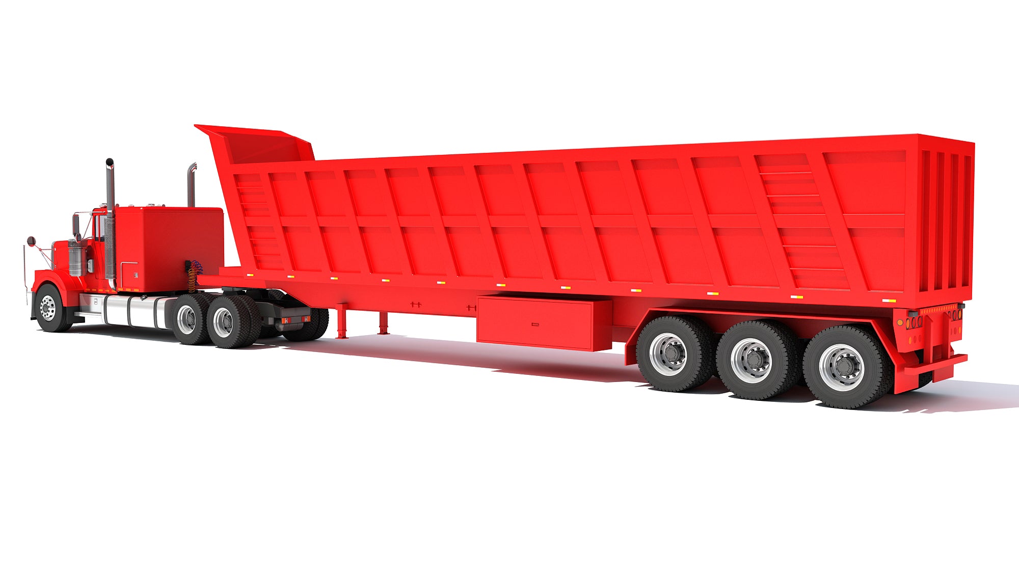 Truck with Tipper Trailer