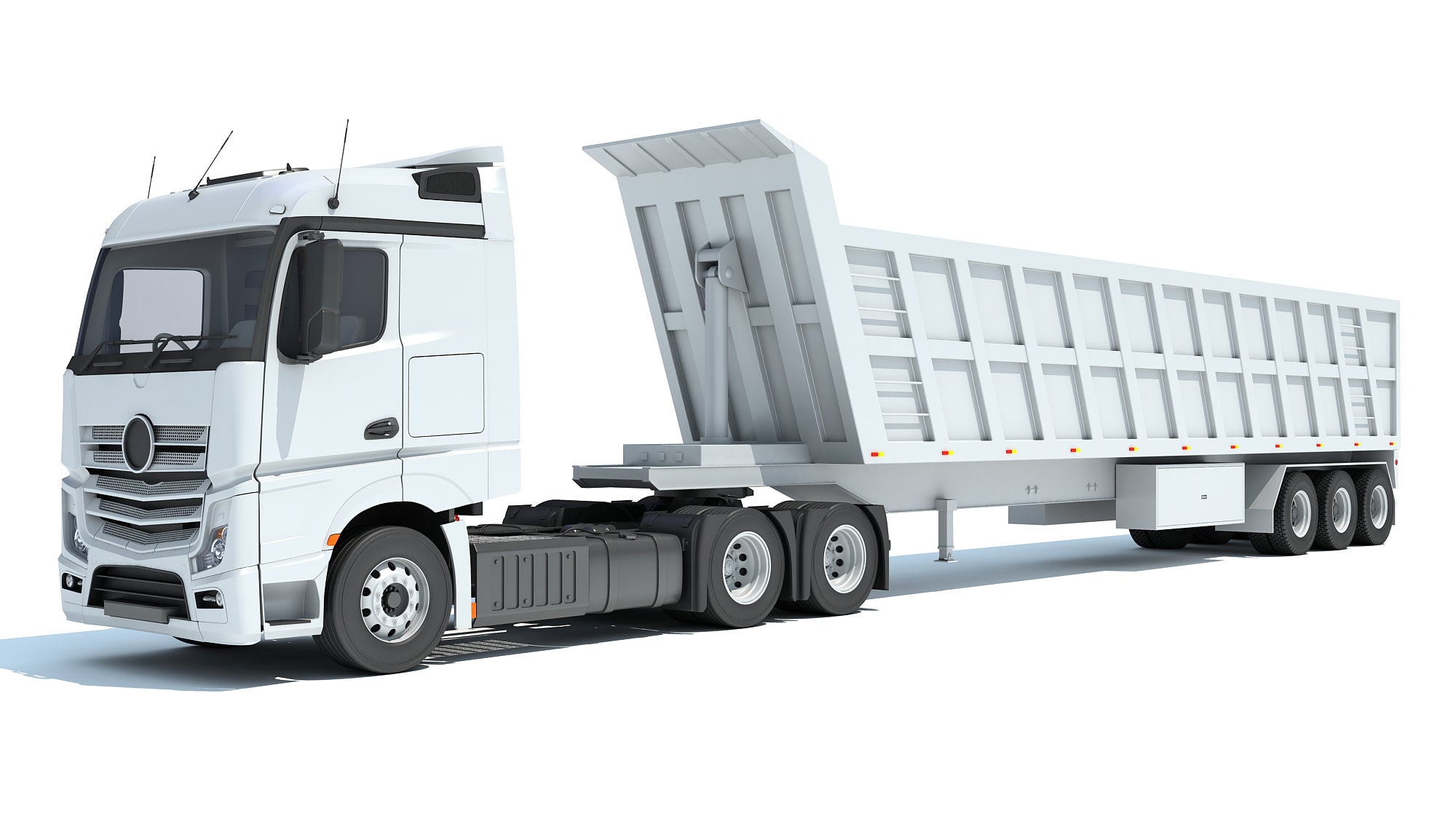 Truck with Tipper Trailer