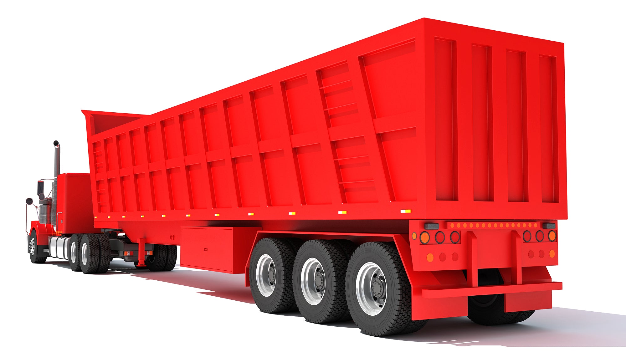 Truck with Tipper Trailer