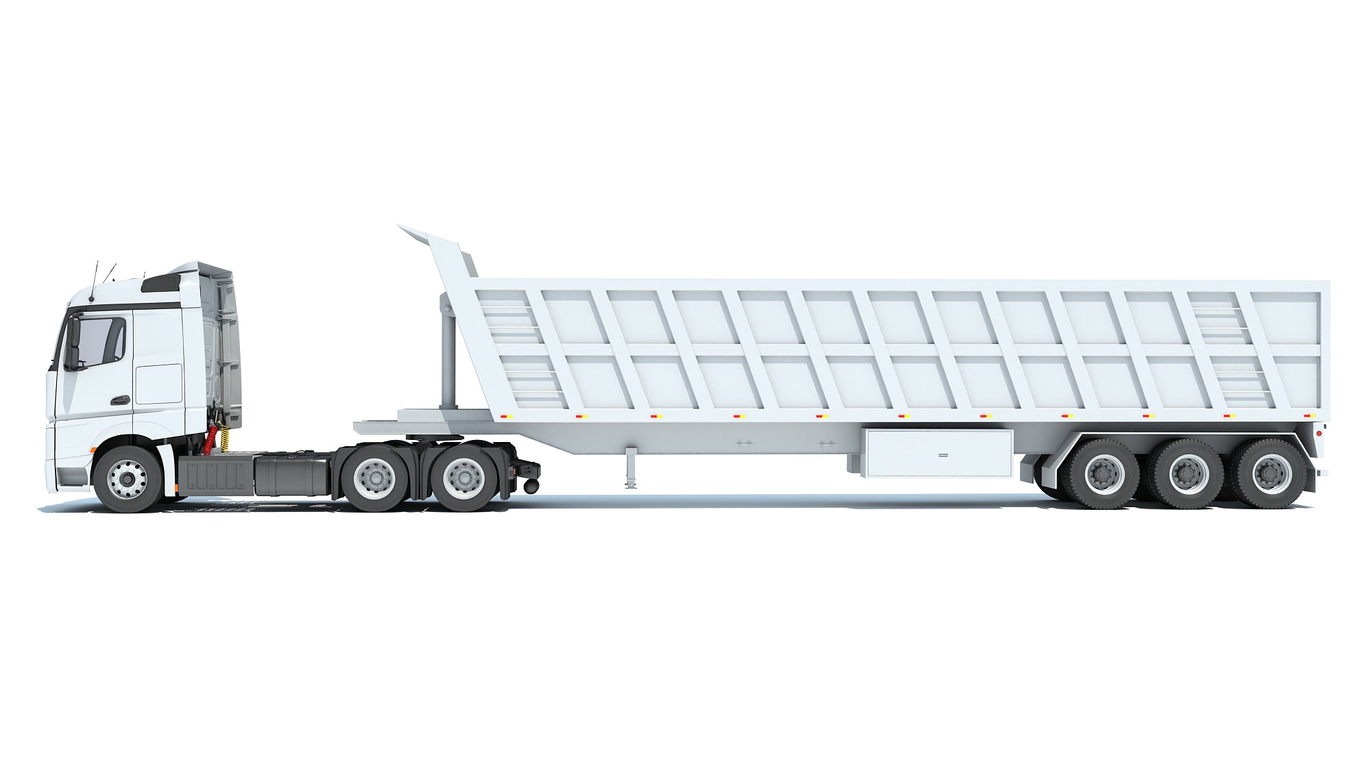 Truck with Tipper Trailer