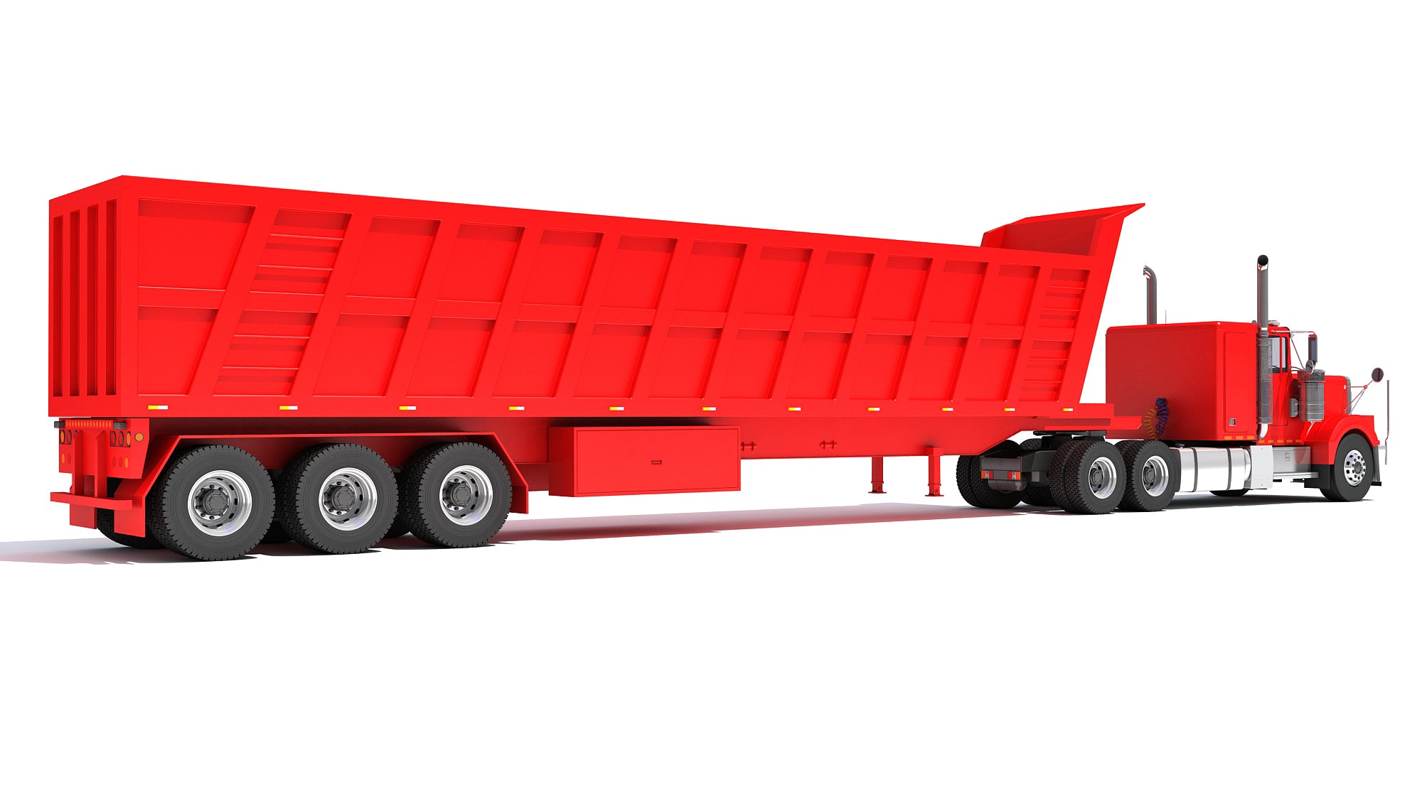 Truck with Tipper Trailer