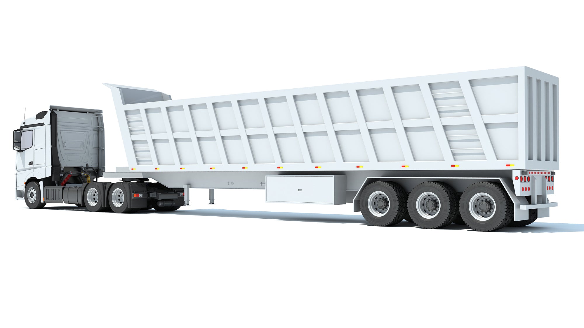 Truck with Tipper Trailer