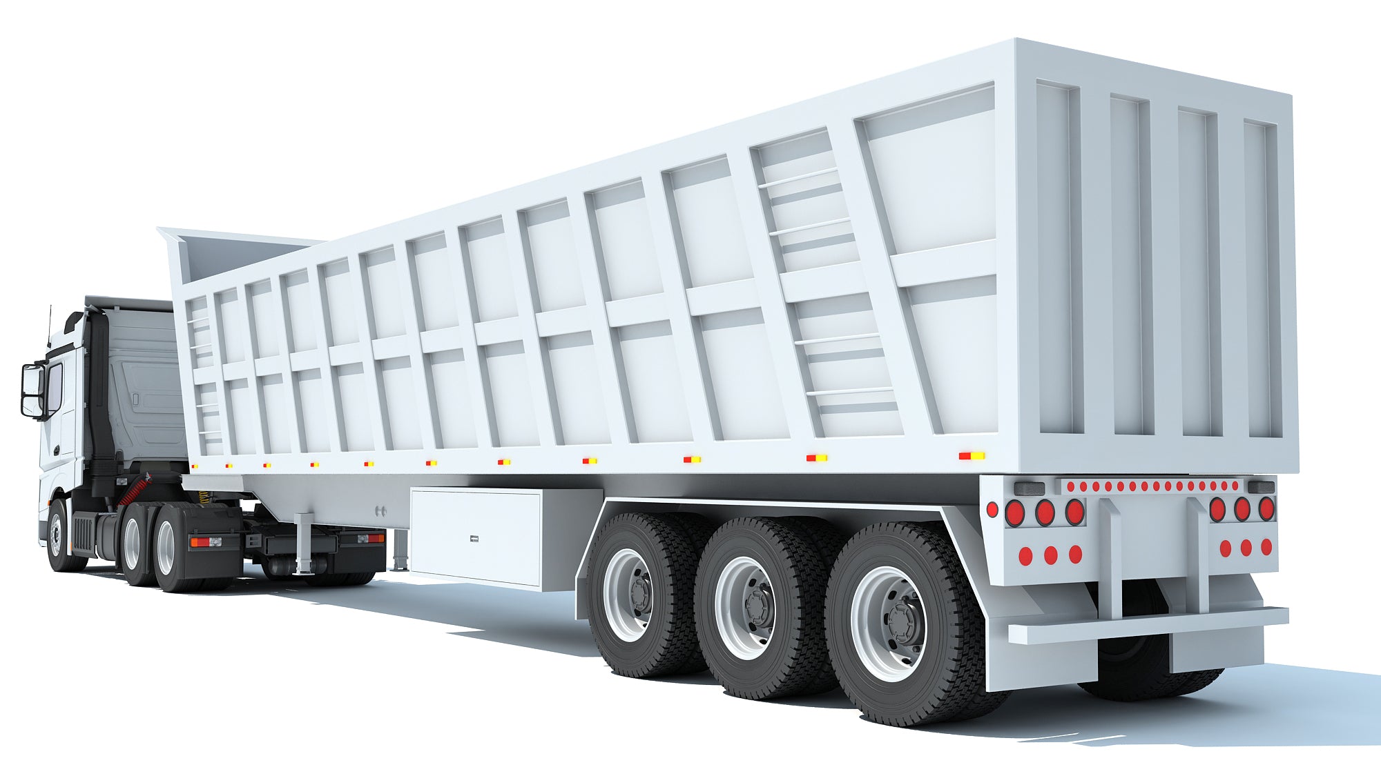 Truck with Tipper Trailer