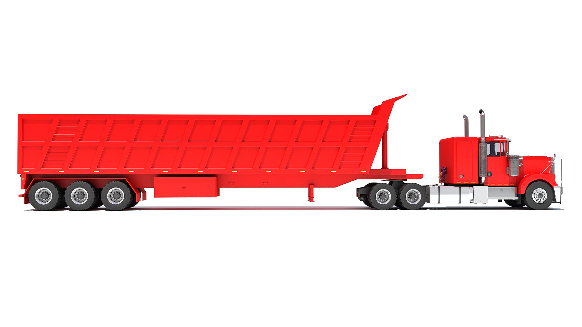 Truck with Tipper Trailer