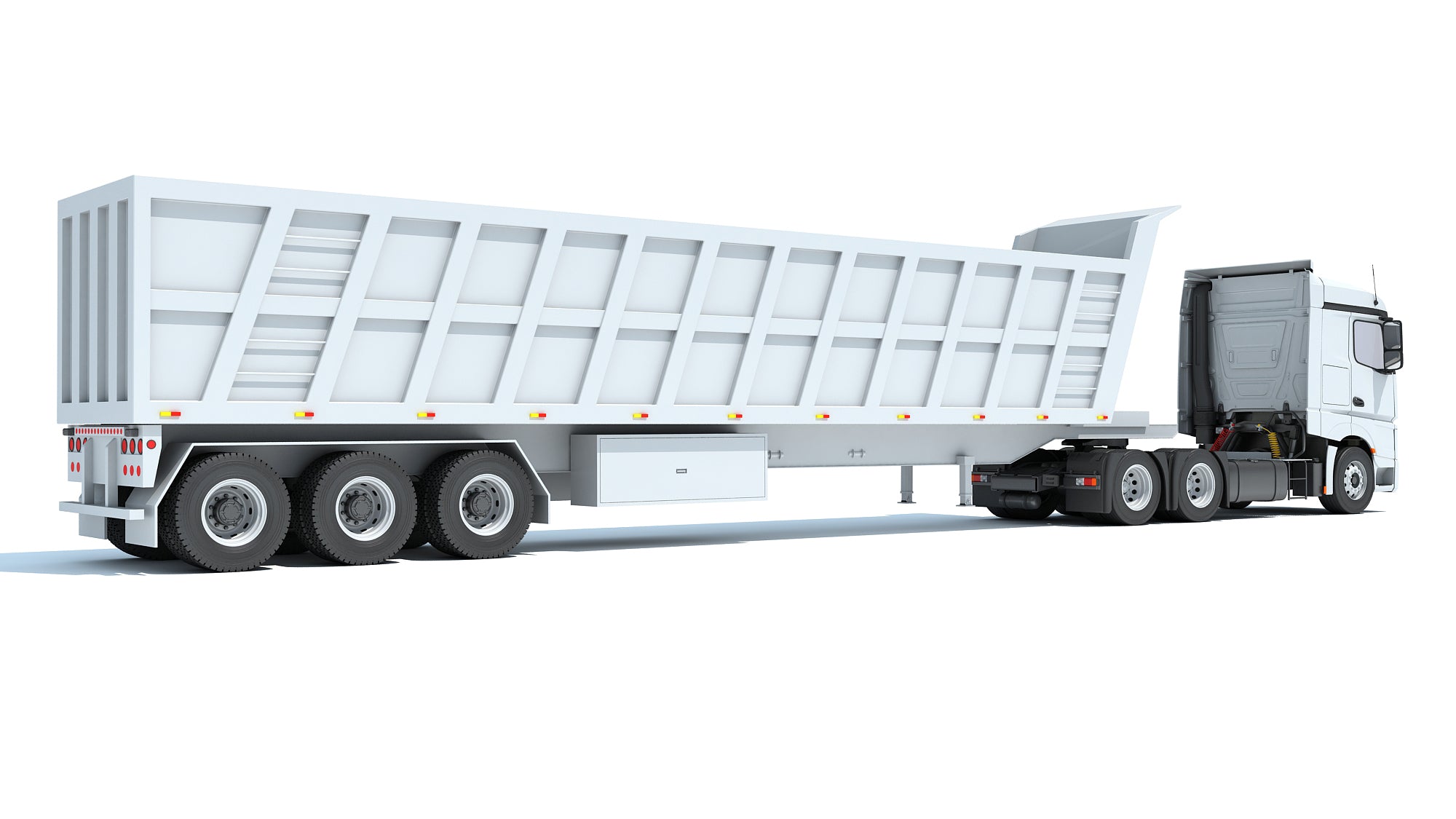 Truck with Tipper Trailer