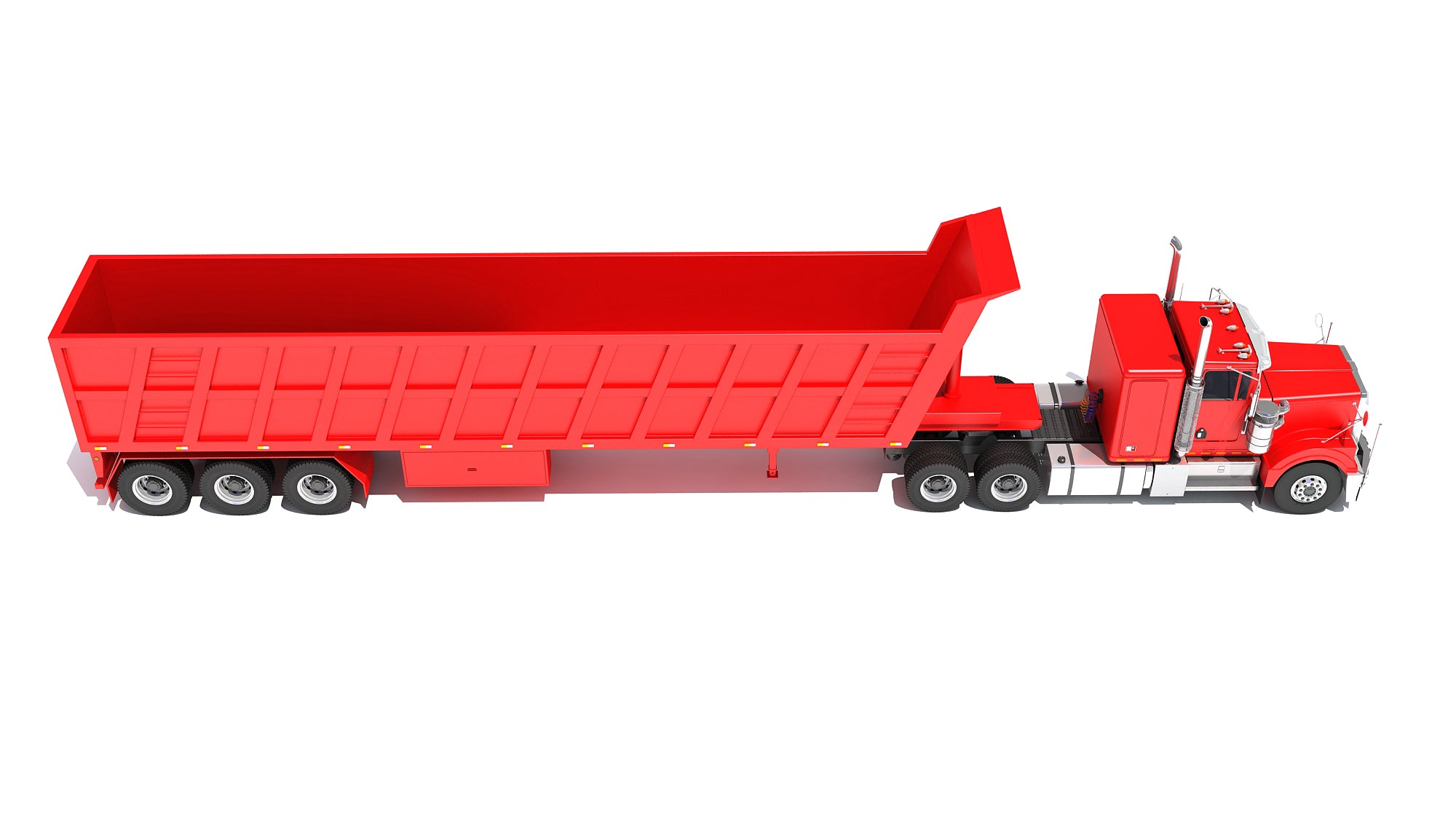 Truck with Tipper Trailer