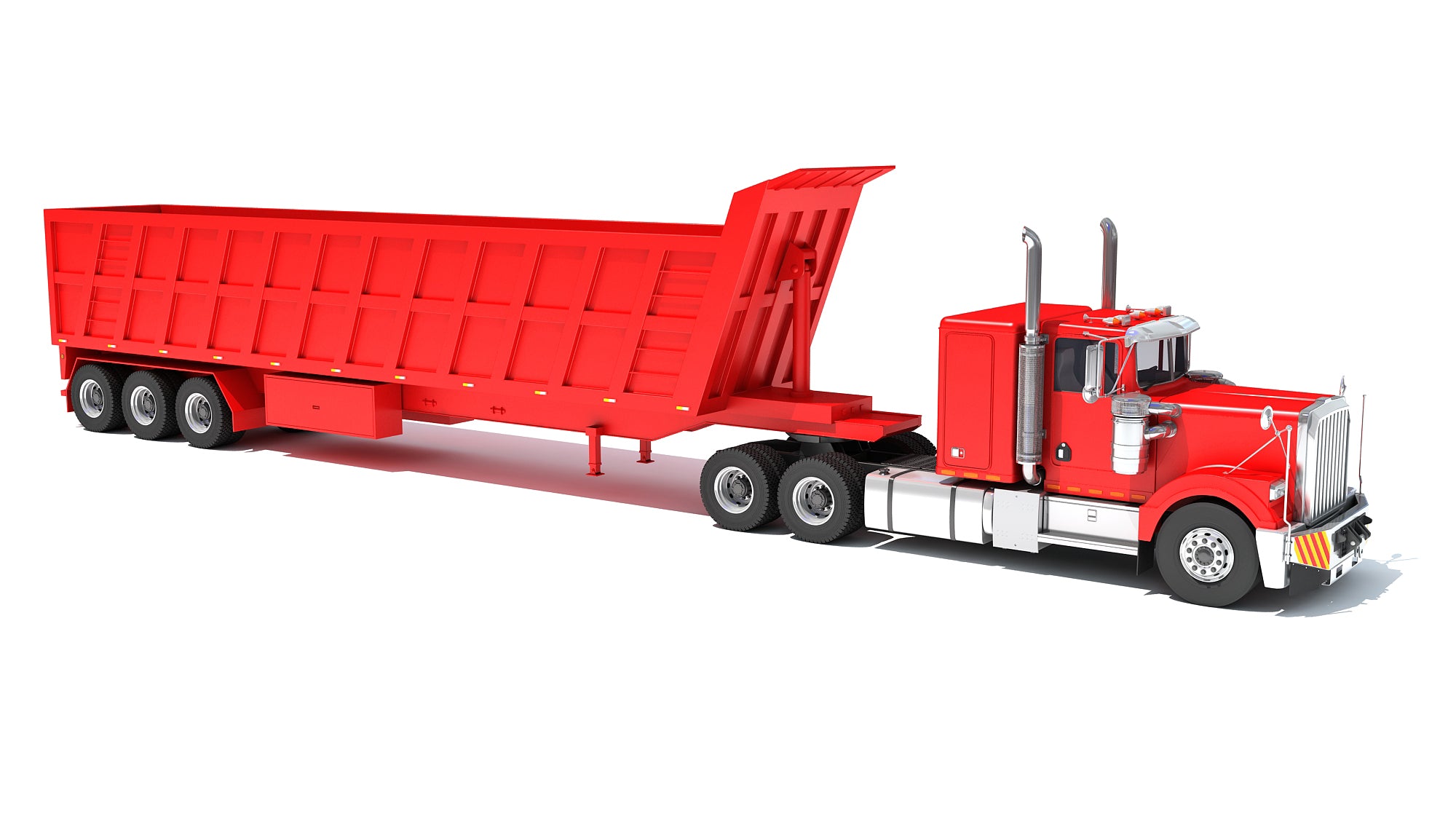 Truck with Tipper Trailer