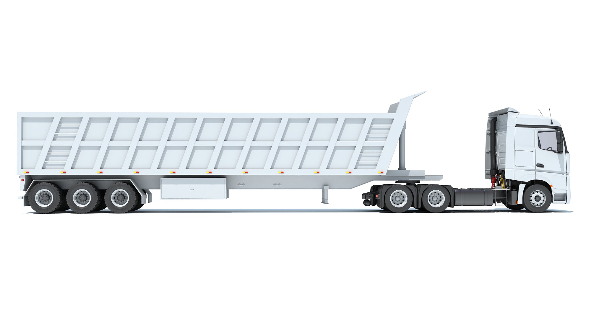 Truck with Tipper Trailer
