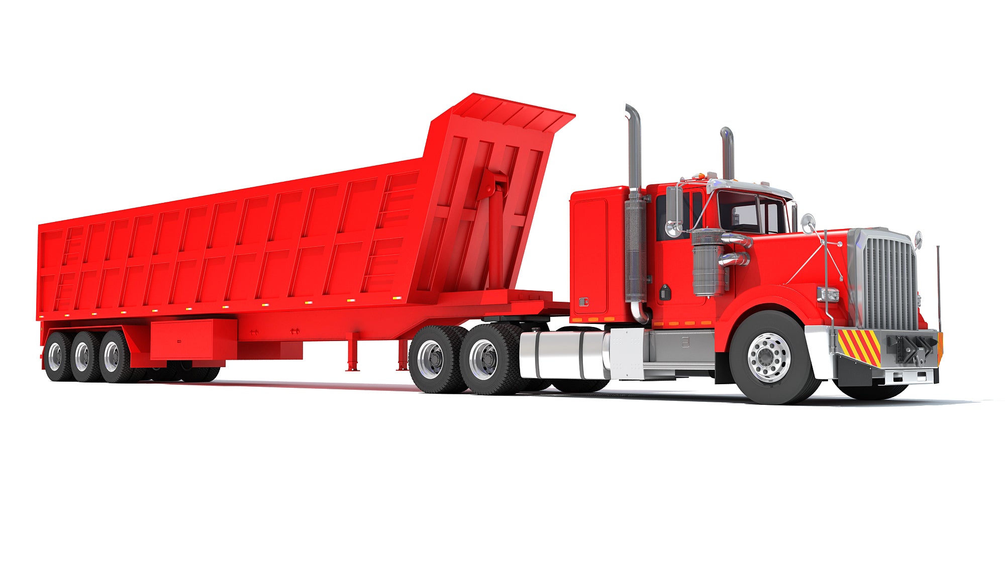Truck with Tipper Trailer