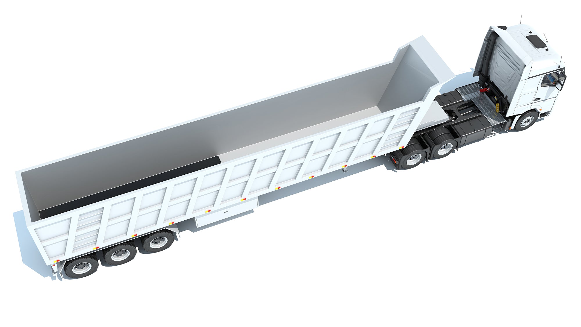 Truck with Tipper Trailer