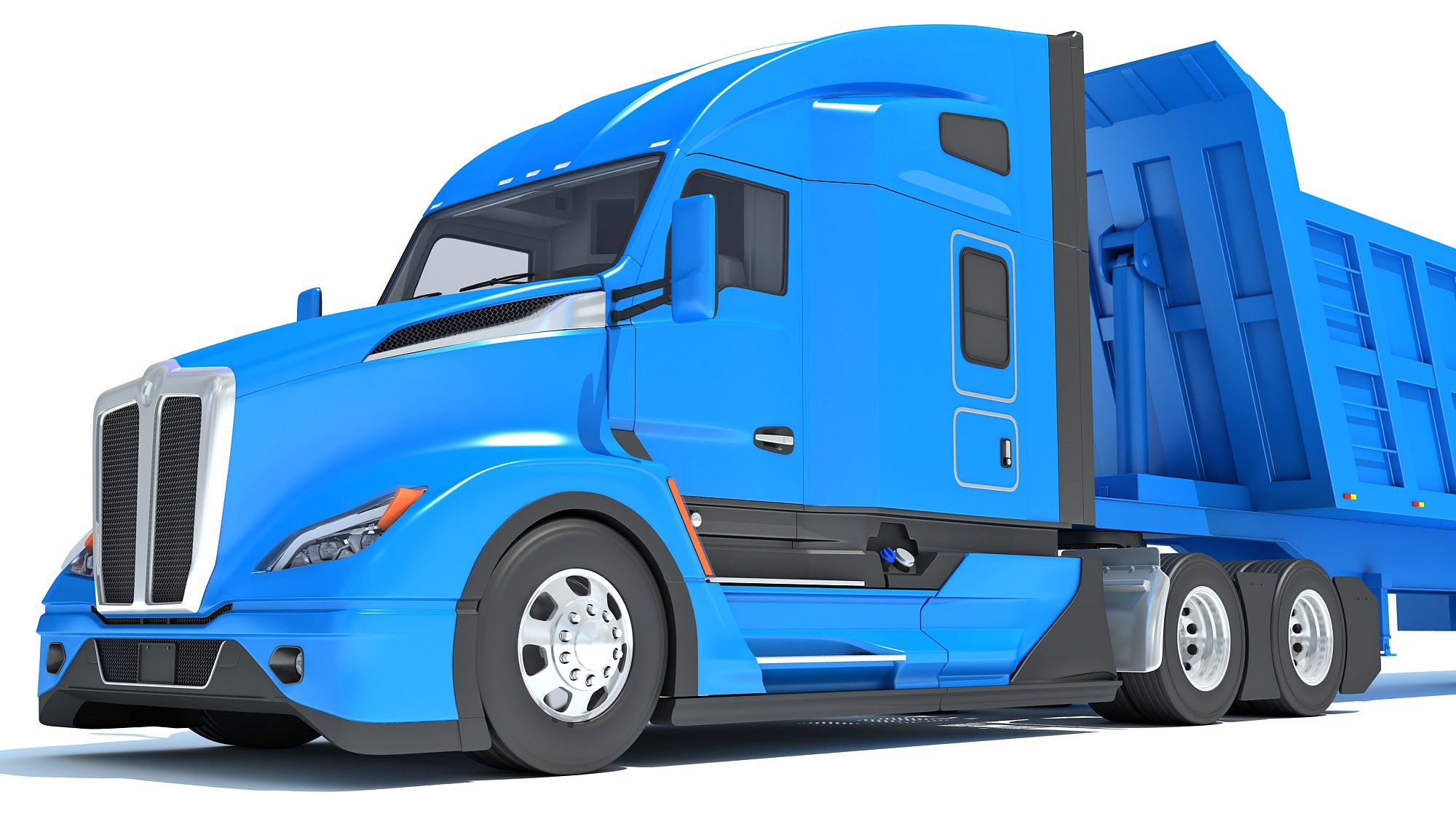 Truck with Tipper Trailer