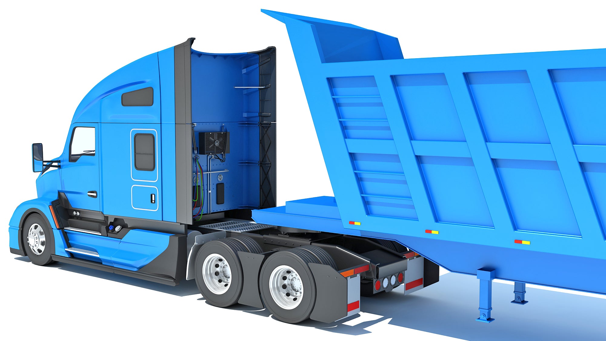 Truck with Tipper Trailer