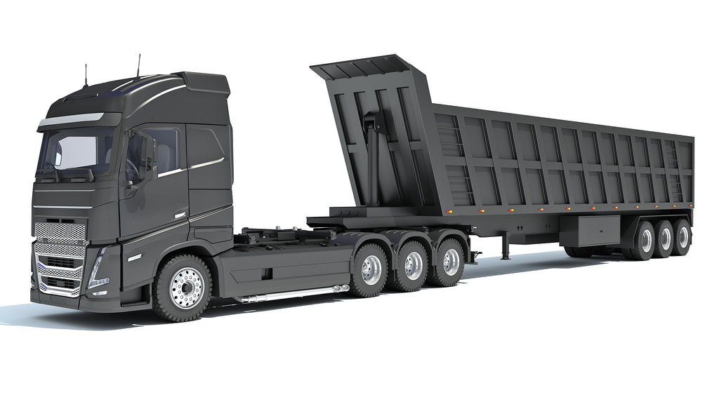 Truck with Tipper Trailer
