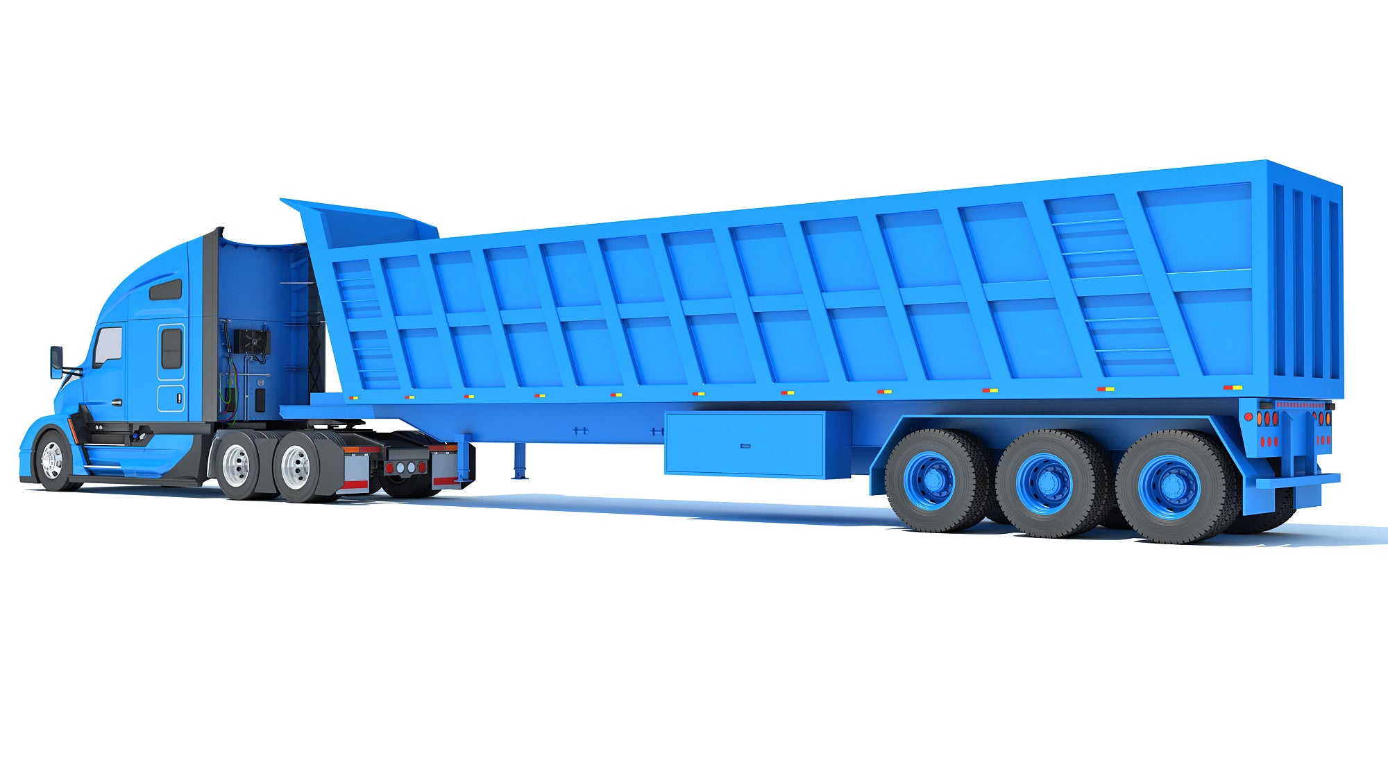 Truck with Tipper Trailer
